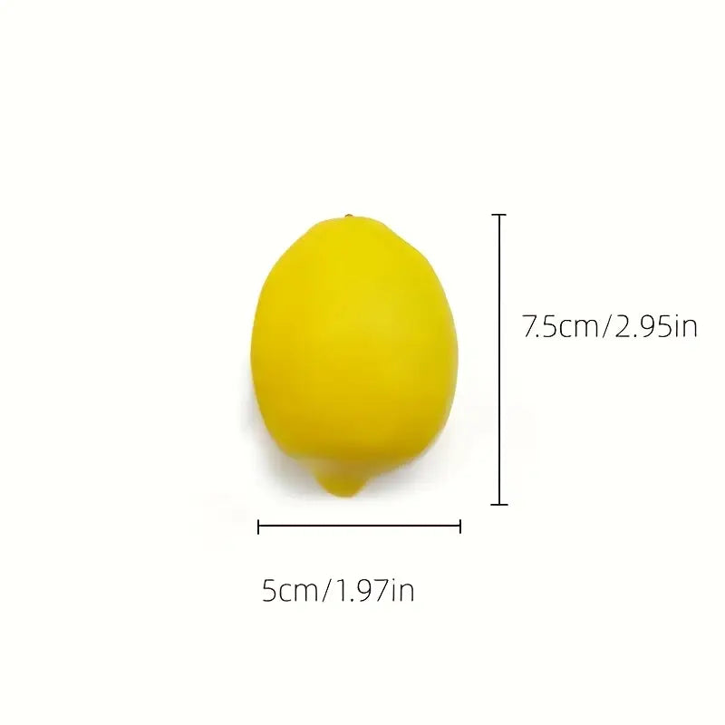 Faux Lemons, set of 4
