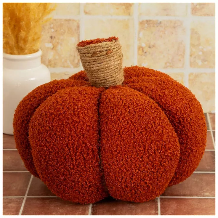 Sherpa Plush Pumpkins