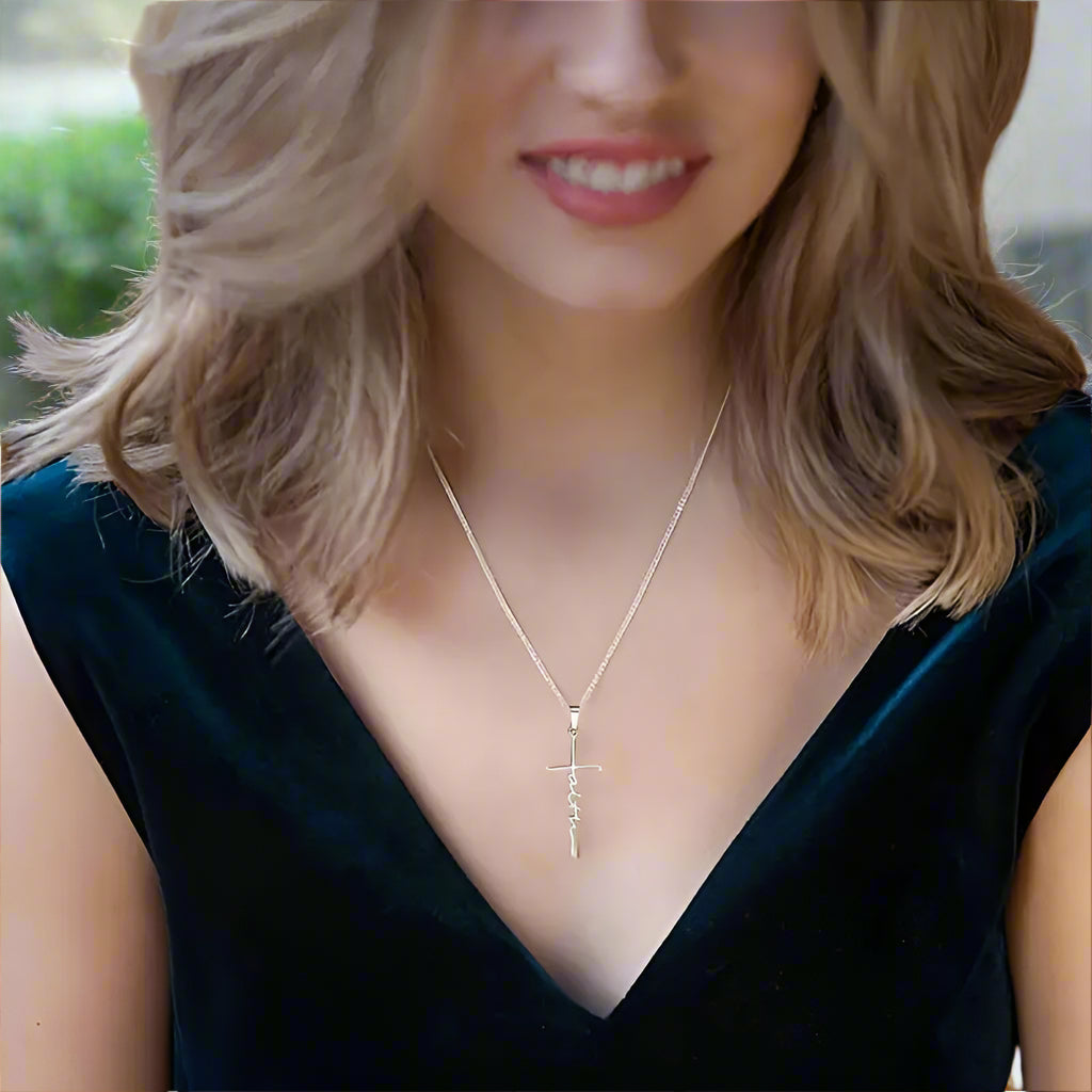 Faith Cross Necklace