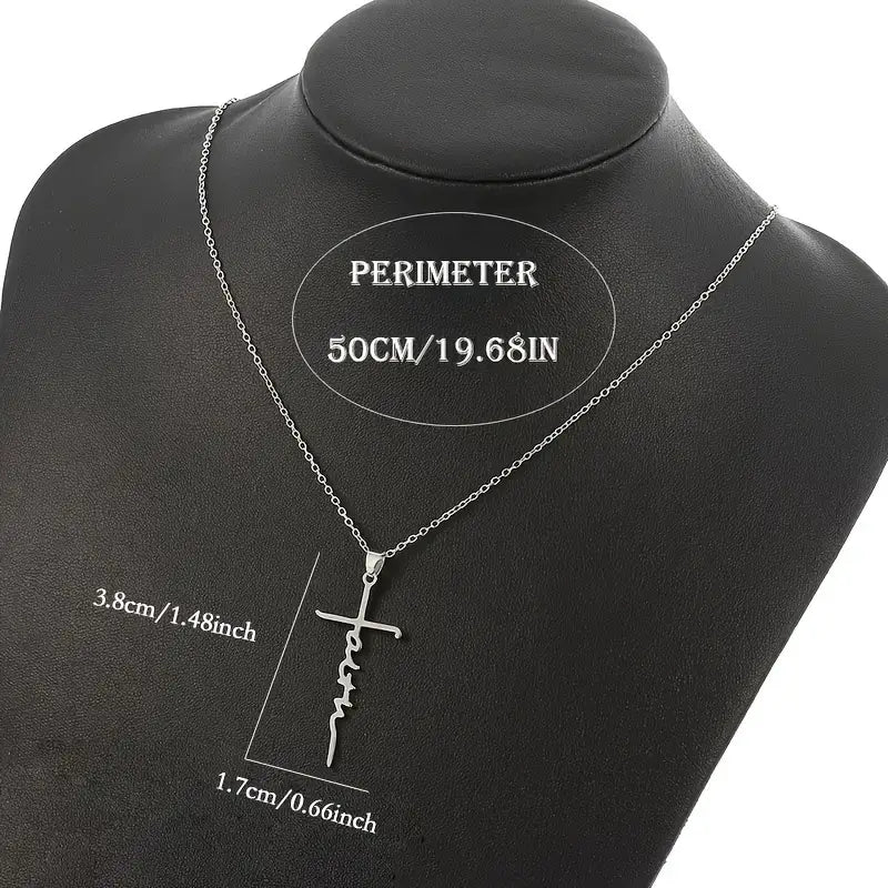 Faith Cross Necklace
