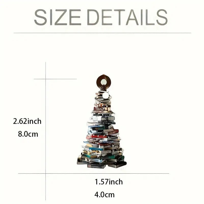 Stack of Books Christmas Tree Ornament