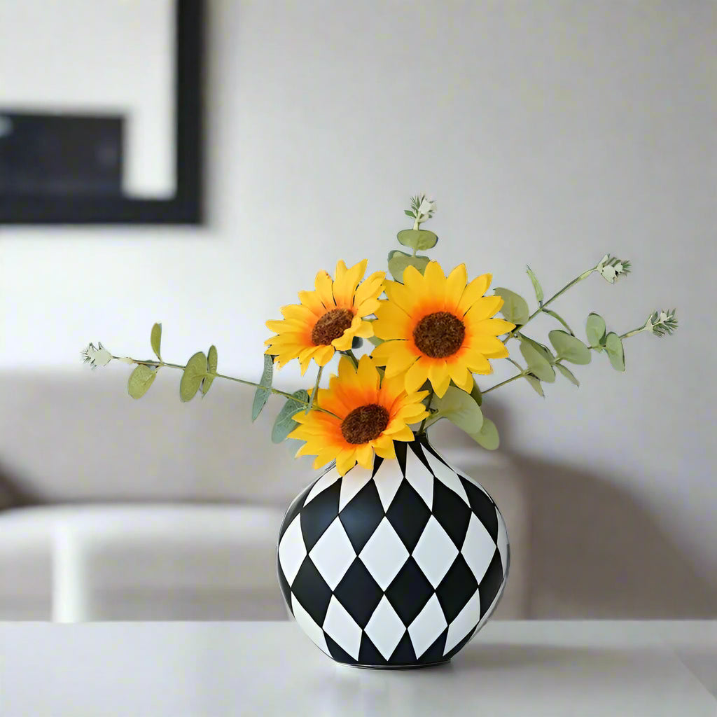 Checkerboard Vases