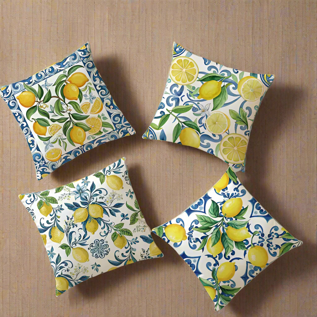 Lemon Crisp Pillow Covers