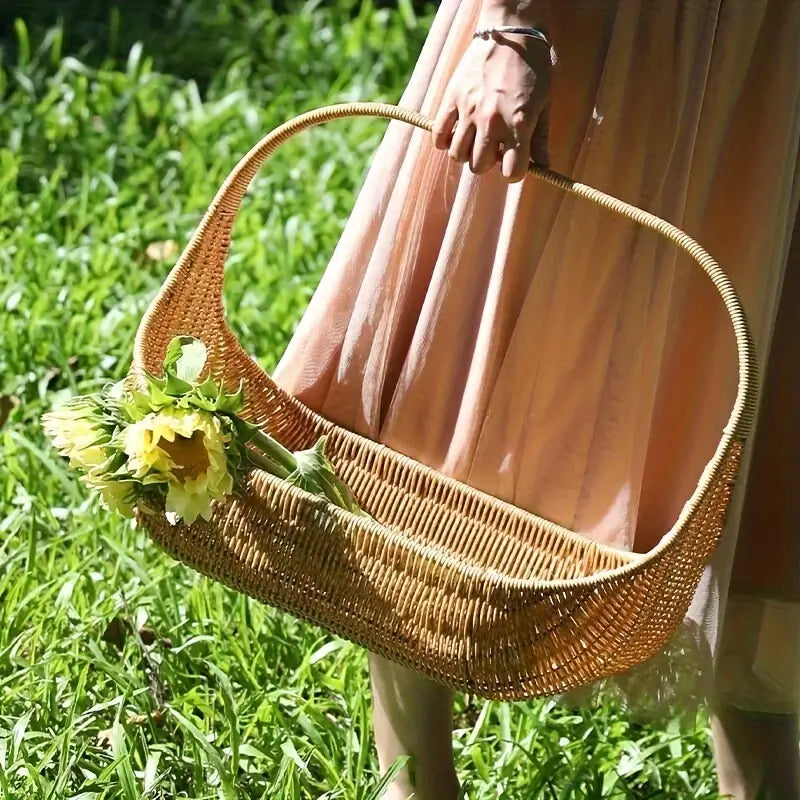 Imitation Rattan Fruit Basket