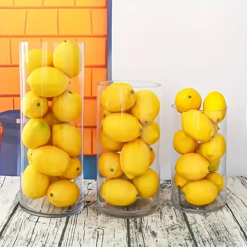 Faux Lemons, set of 4