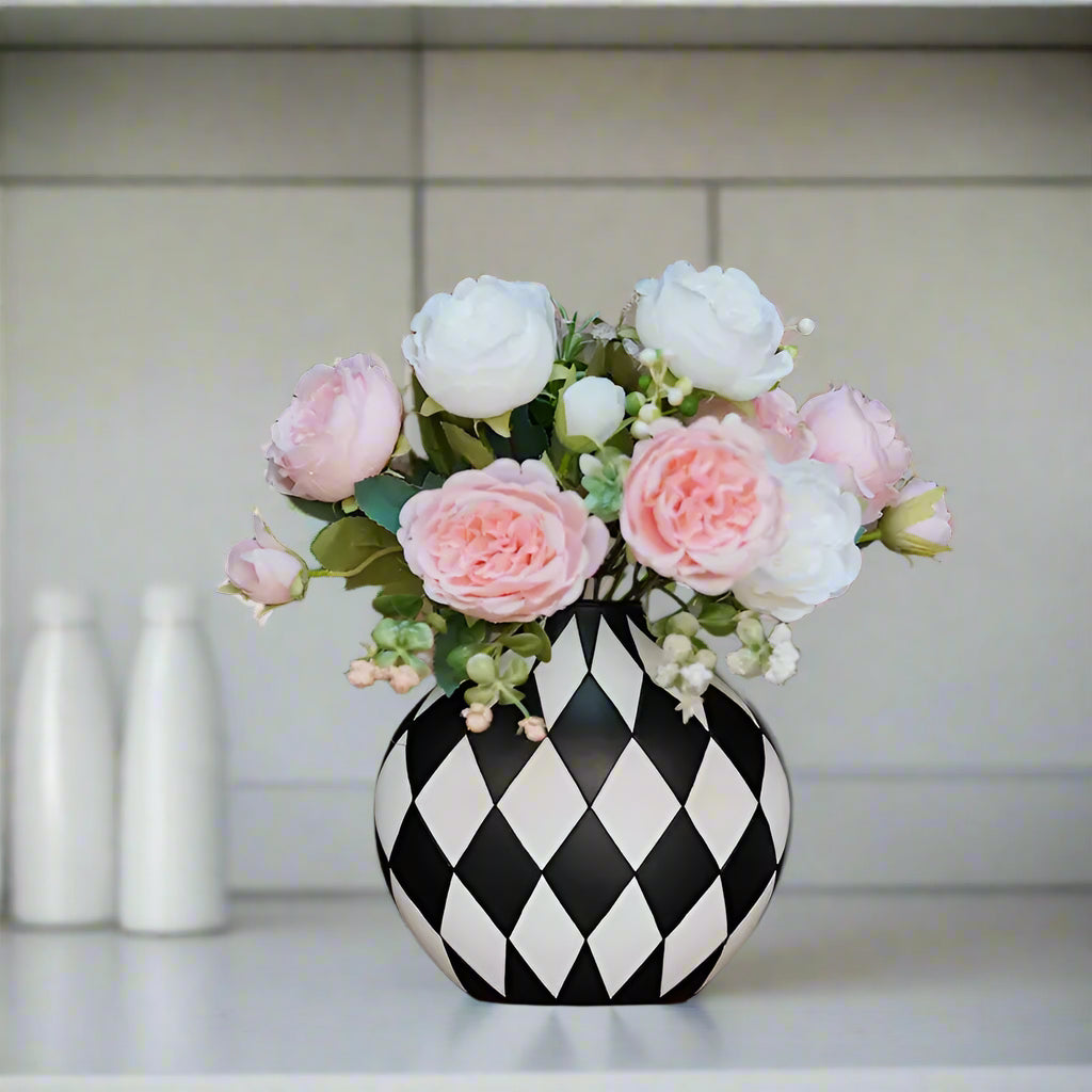Checkerboard Vases
