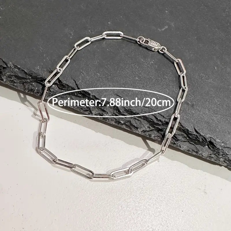 Sterling Silver Chain Bracelet