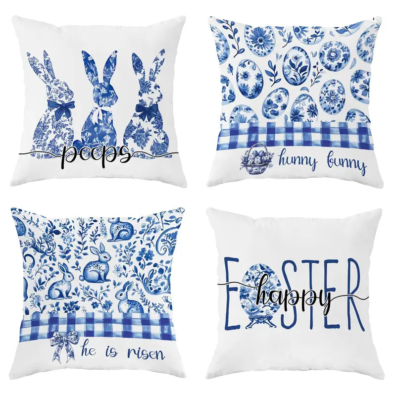 Floral Easter Pillow Covers