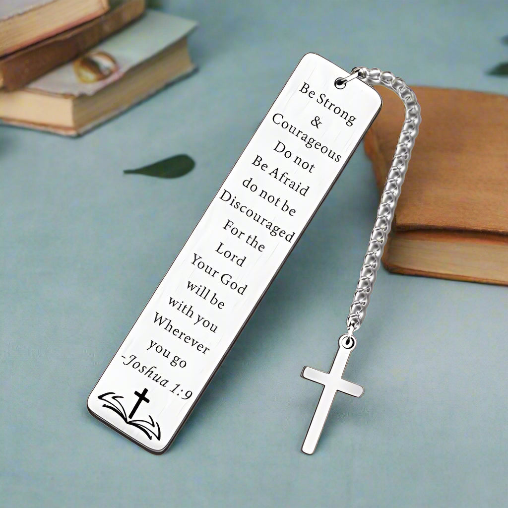 Stainless Steel Inspirational Bookmark