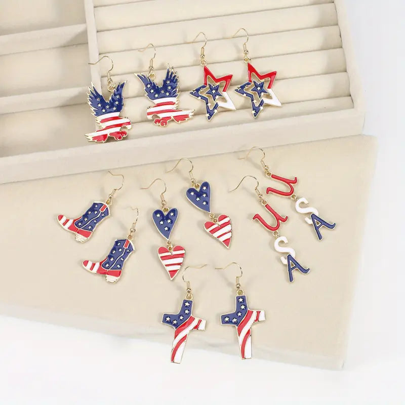 Patriotic Earrings