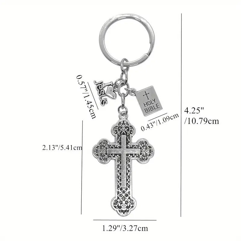 Cross Keychain
