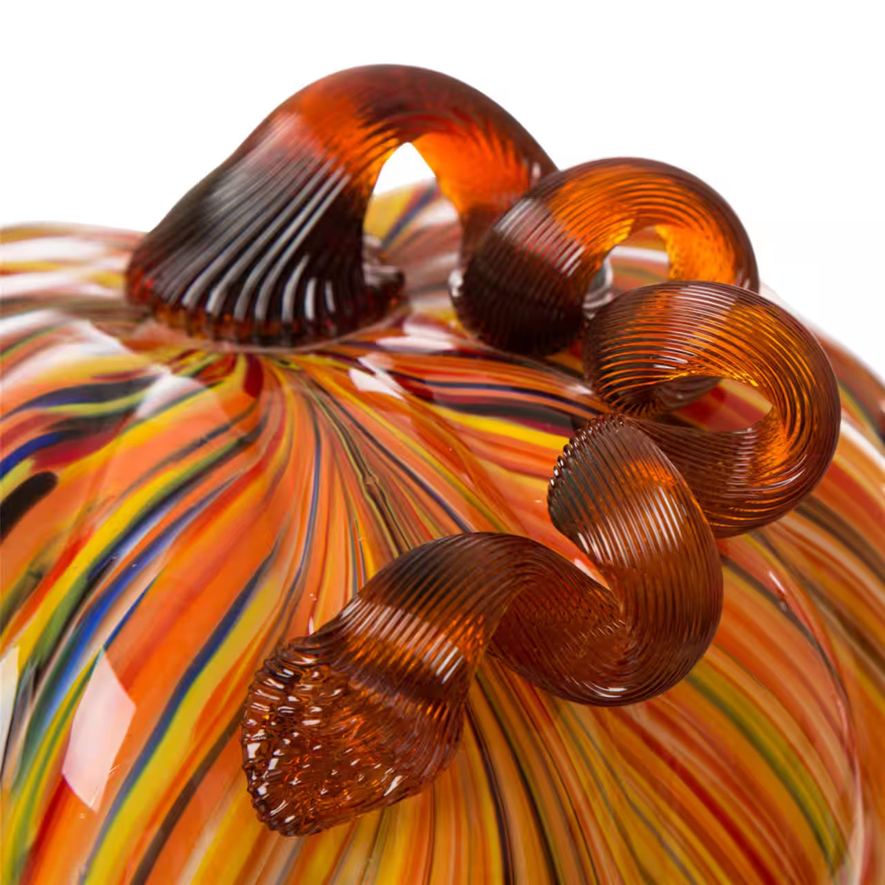 Multicolored Glass Pumpkin