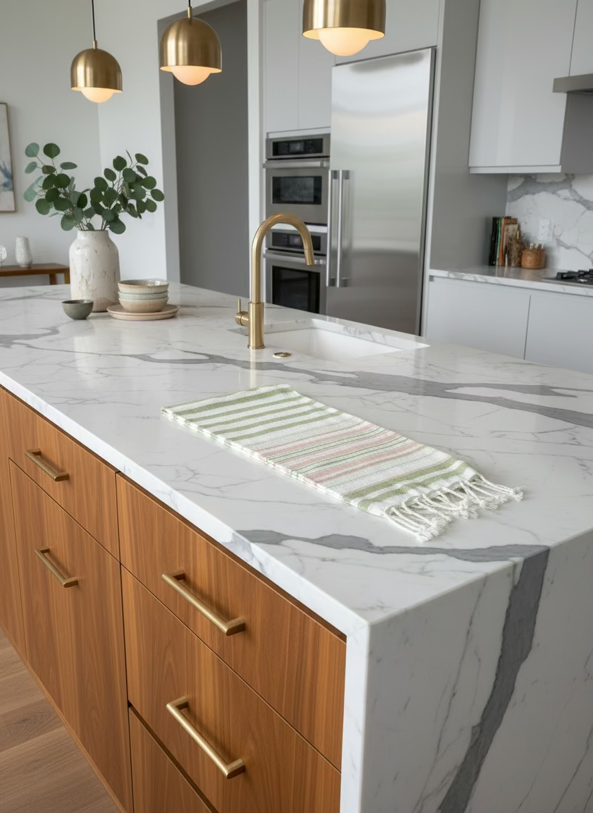Blush & Sage Kitchen Towel