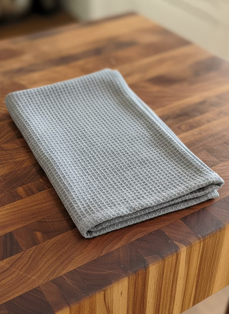 Black & White Kitchen Towels, Set of 4