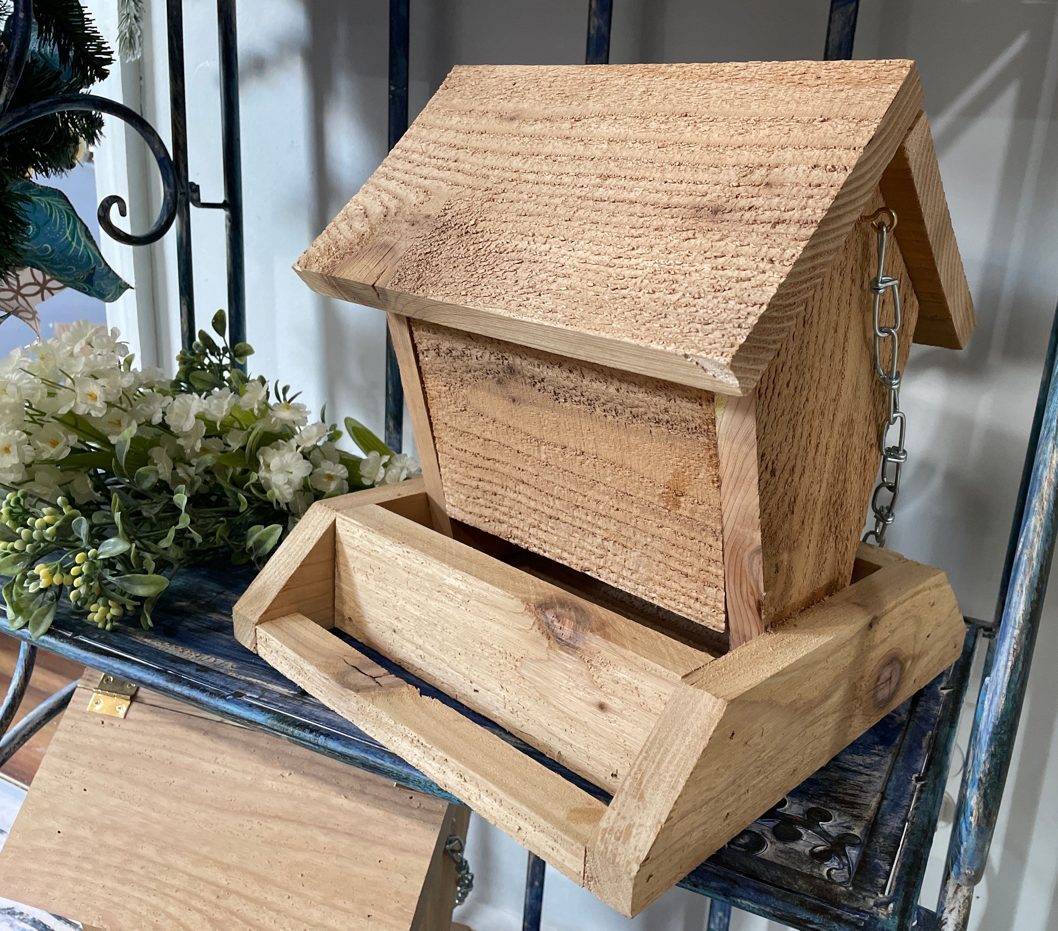 Cedar Birdfeeders