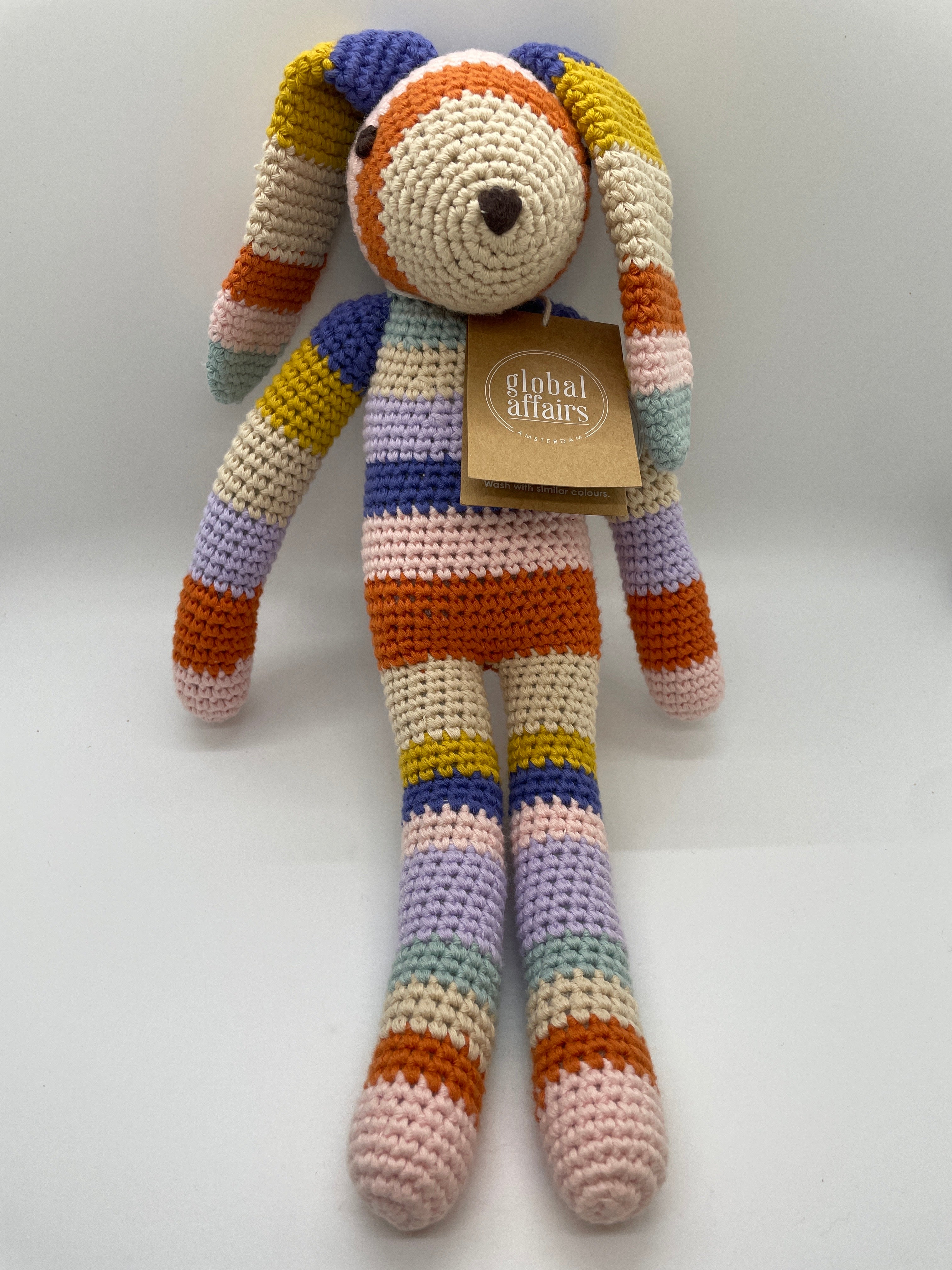Global Affairs Long Ear Bunny - Pastel