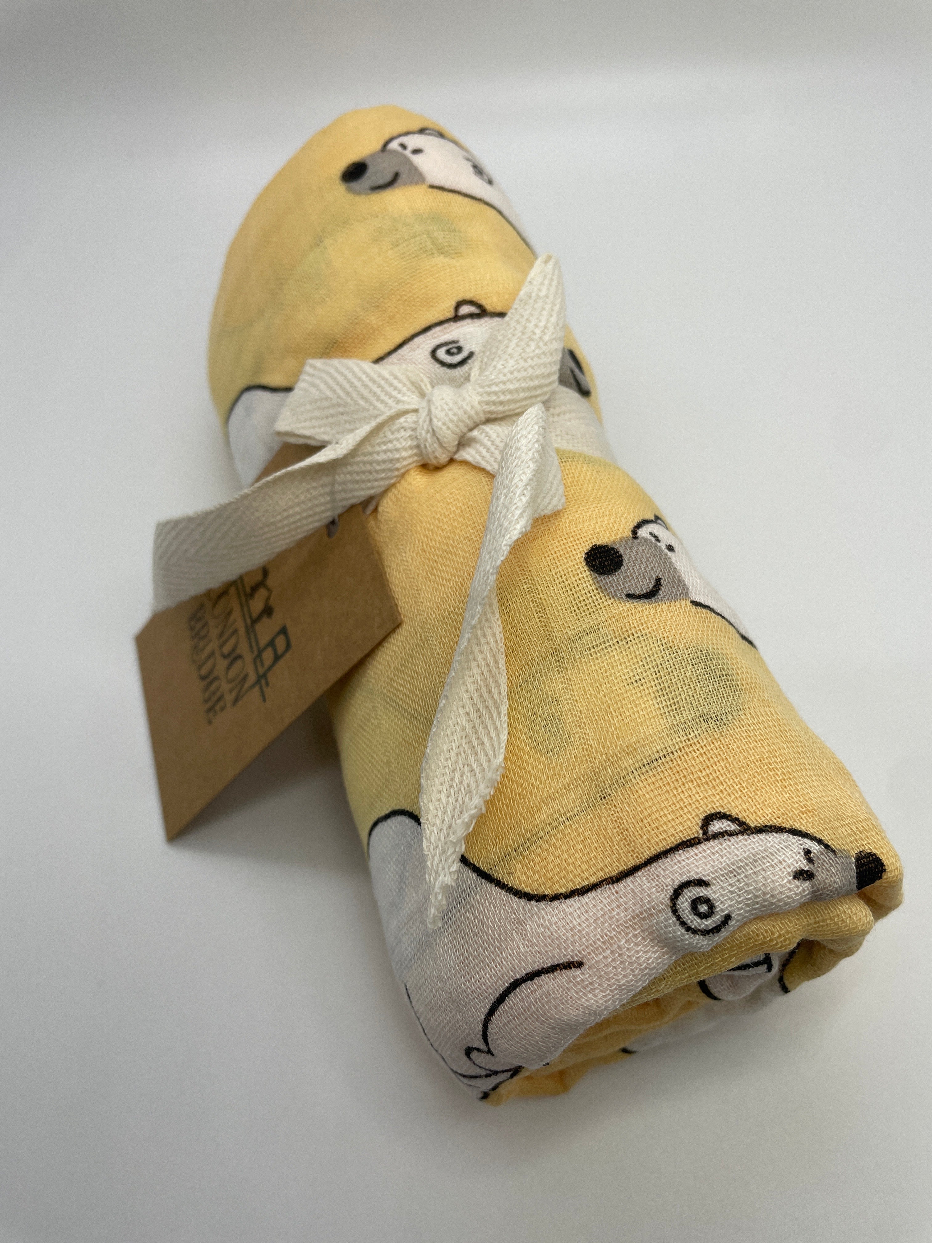 London Bridge "Polar Bear" Swaddle Blanket