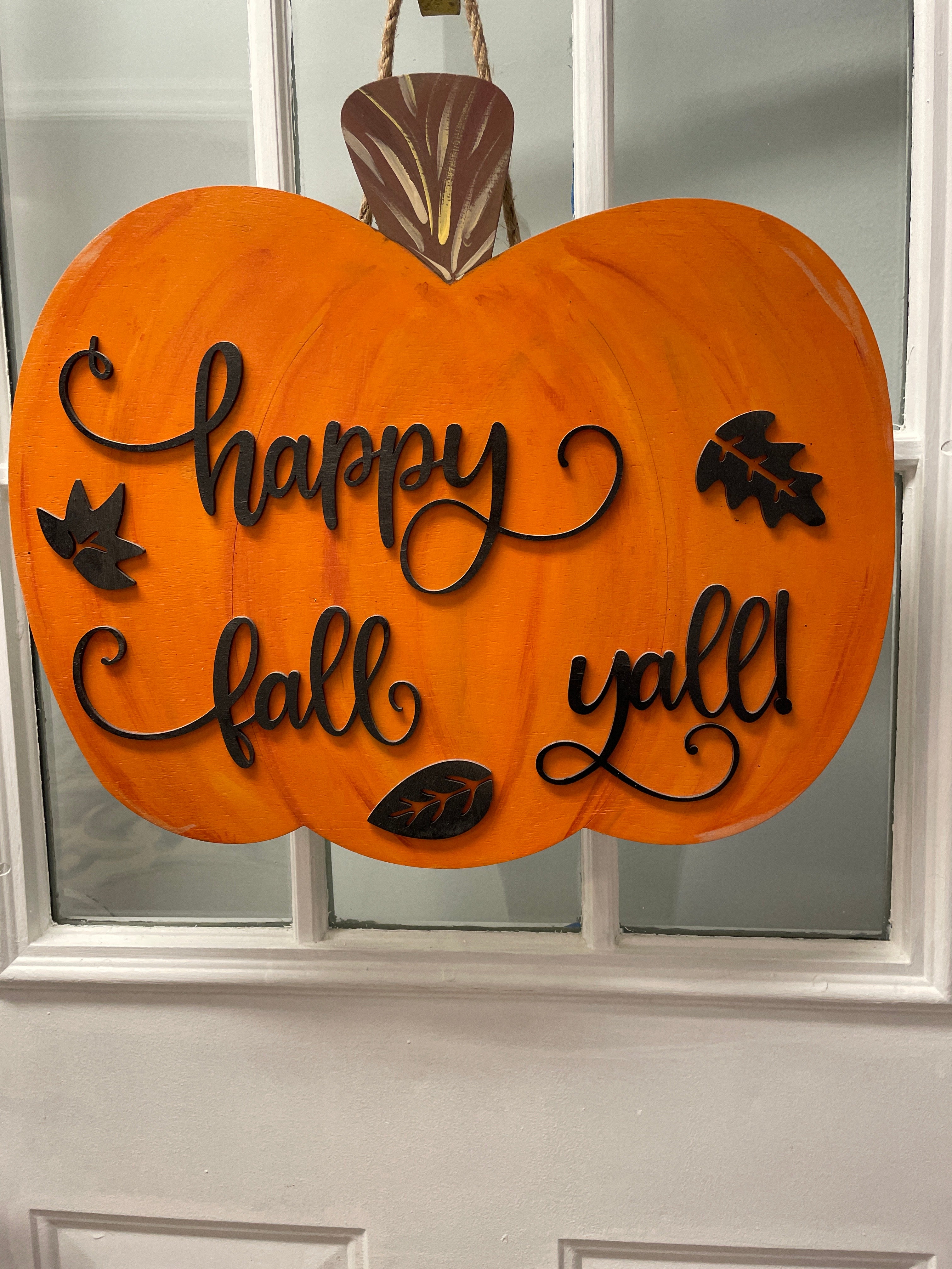 Doorhanger- Happy Fall Y'all!