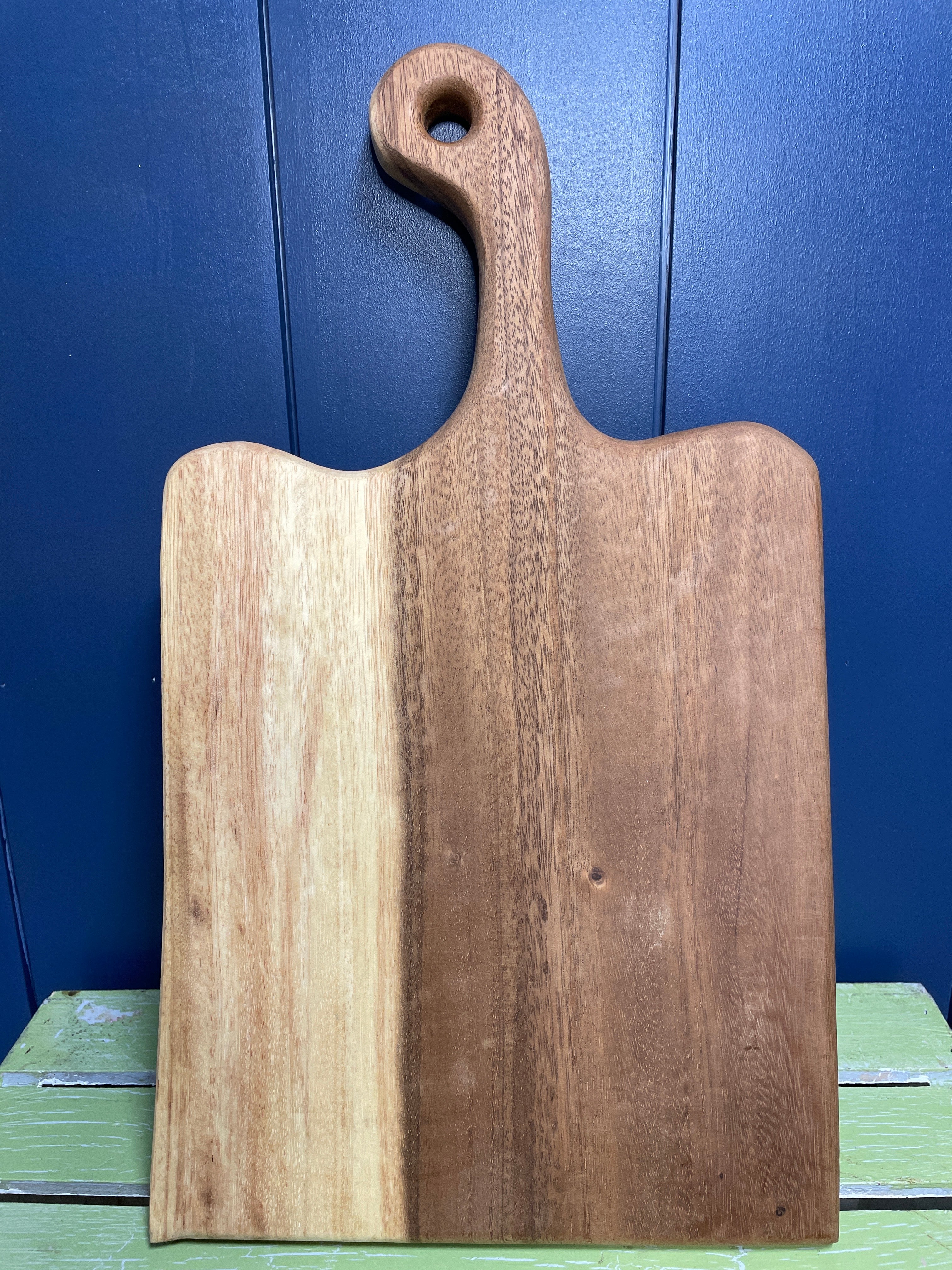 Large Live-Edge Handled Charcuterie Board