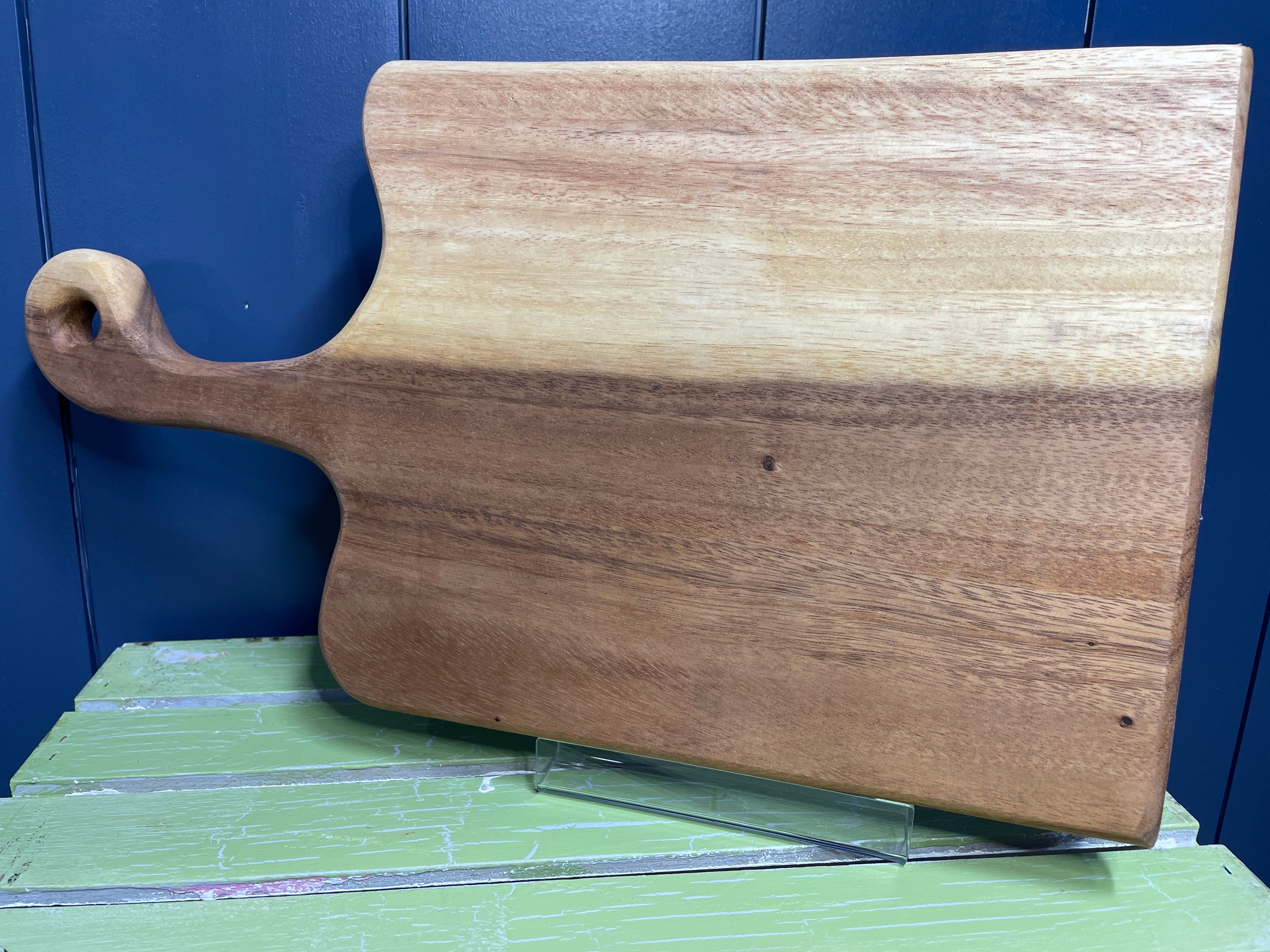 Large Live-Edge Handled Charcuterie Board