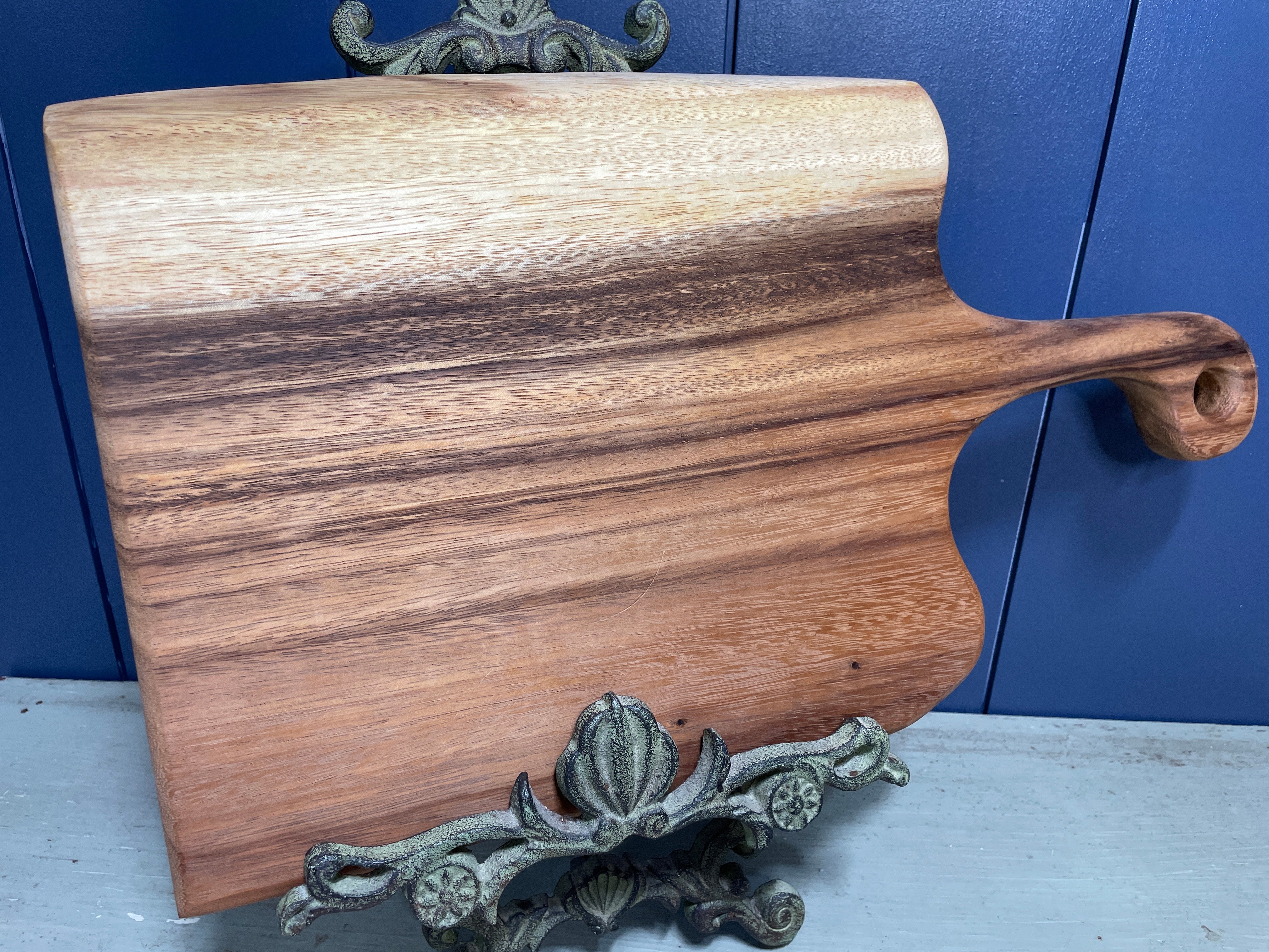 Large Live-Edge Handled Charcuterie Board