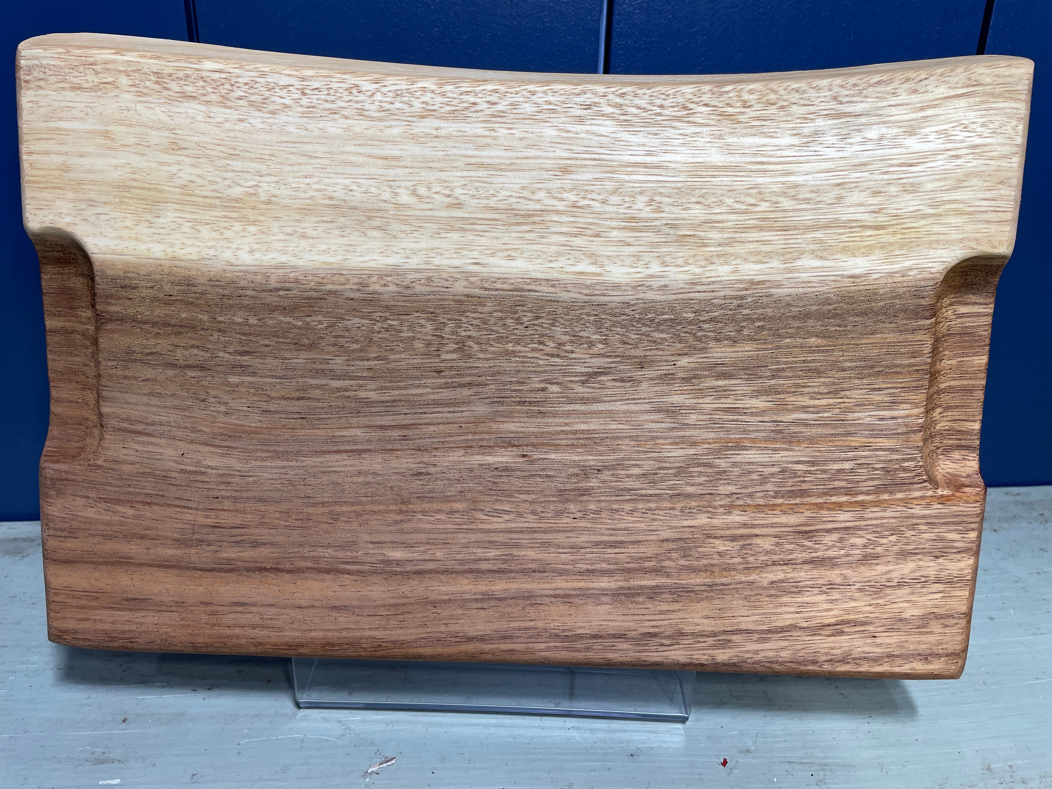 Small Live Edge Board with Finger Relief