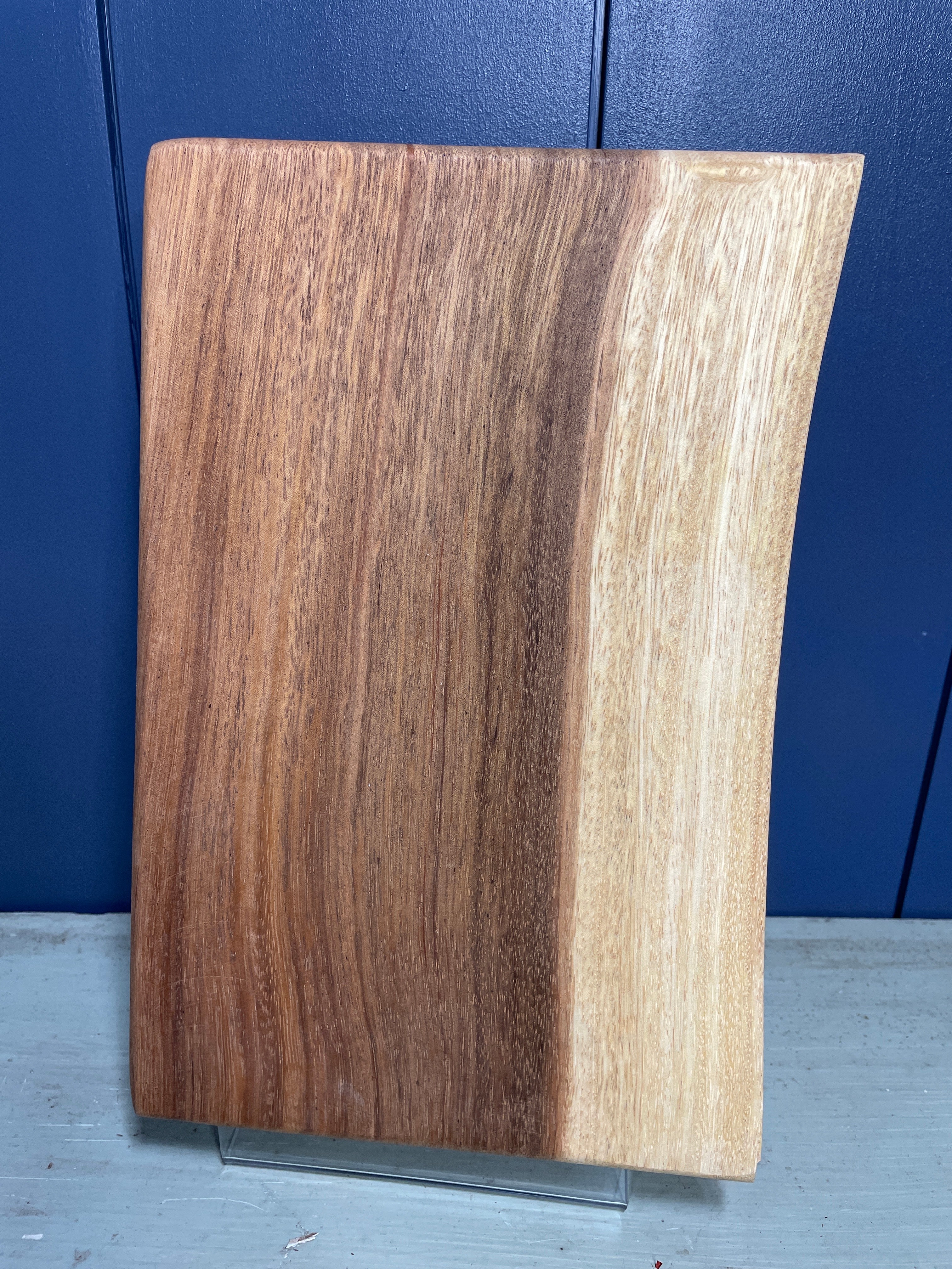 Small Live Edge Board with Finger Relief
