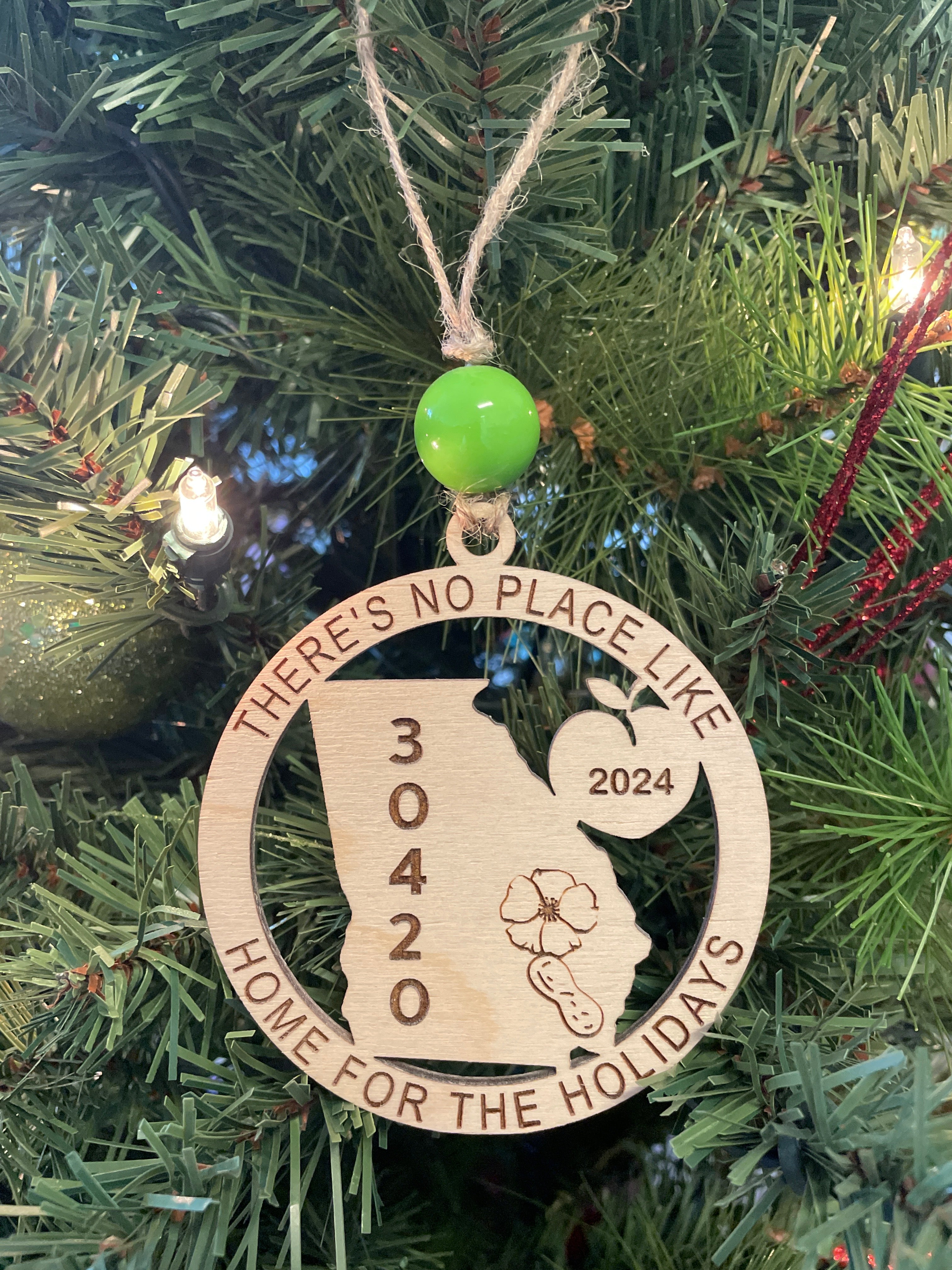 Customizable Zipcode Ornaments