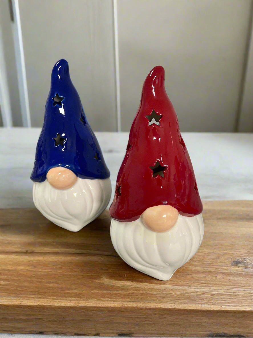 Patriotic Light-Up Gnome