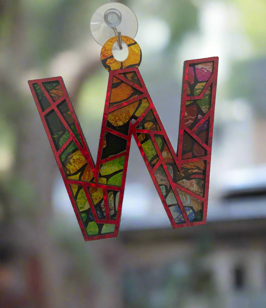 Letter Suncatchers