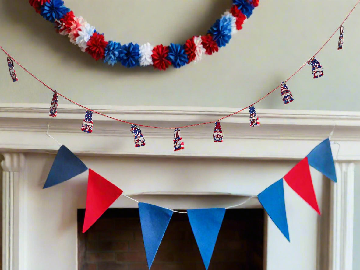 Wooden Gnome Garland