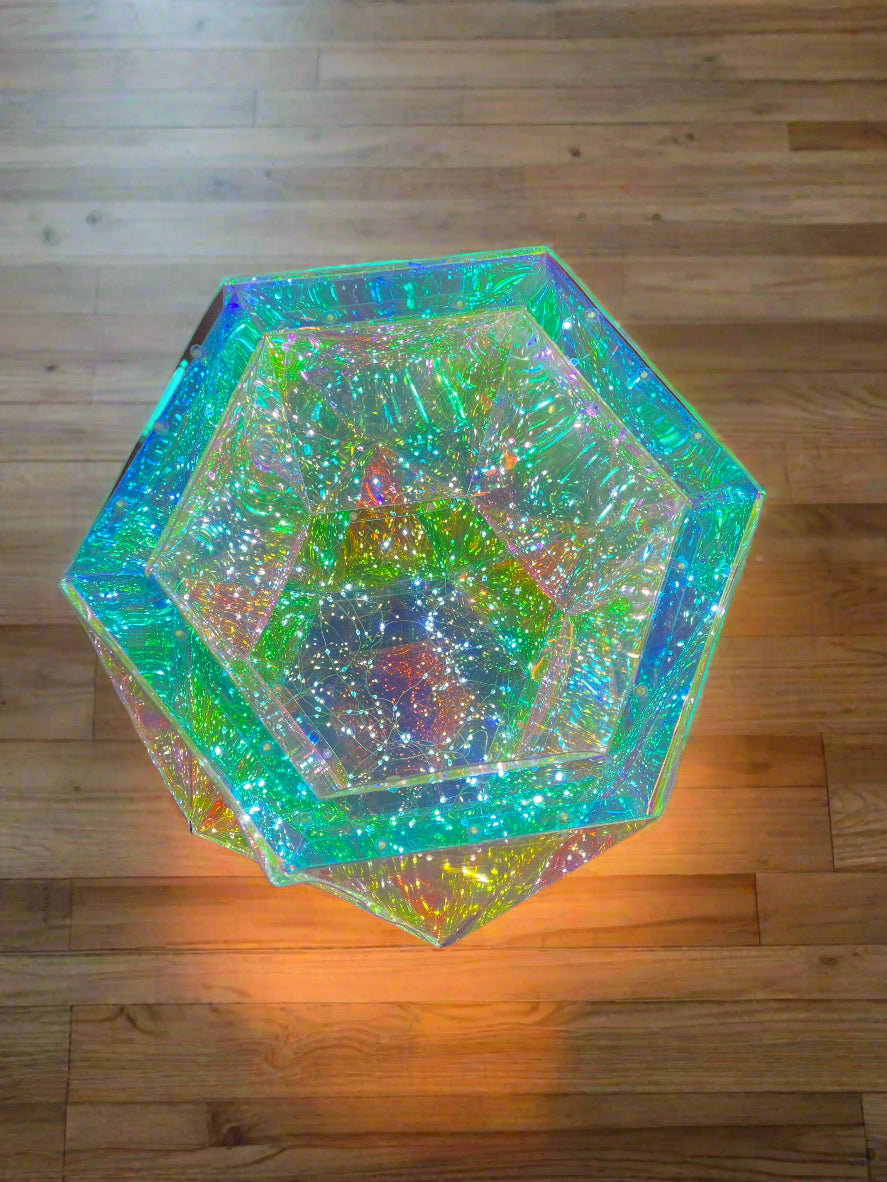 Lighted Holographic Planter