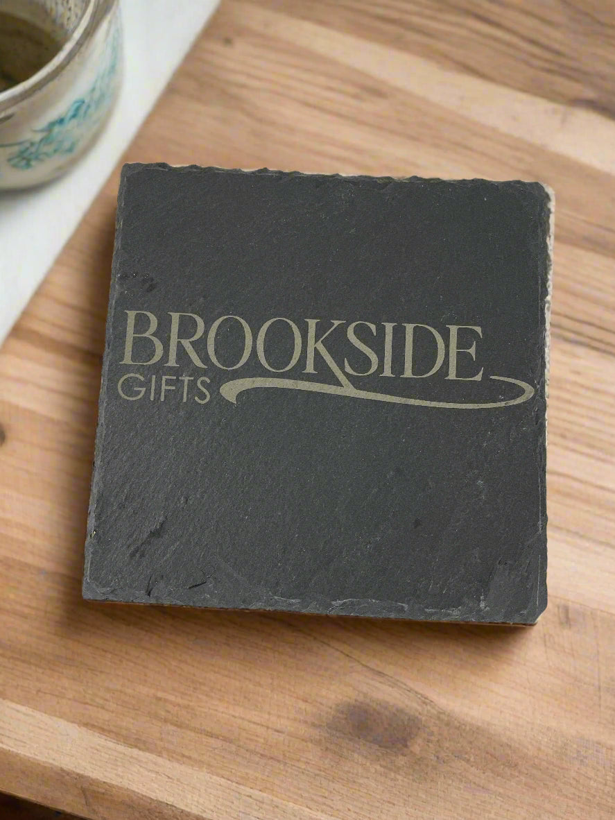 Customizable Slate Coaster, Set/4