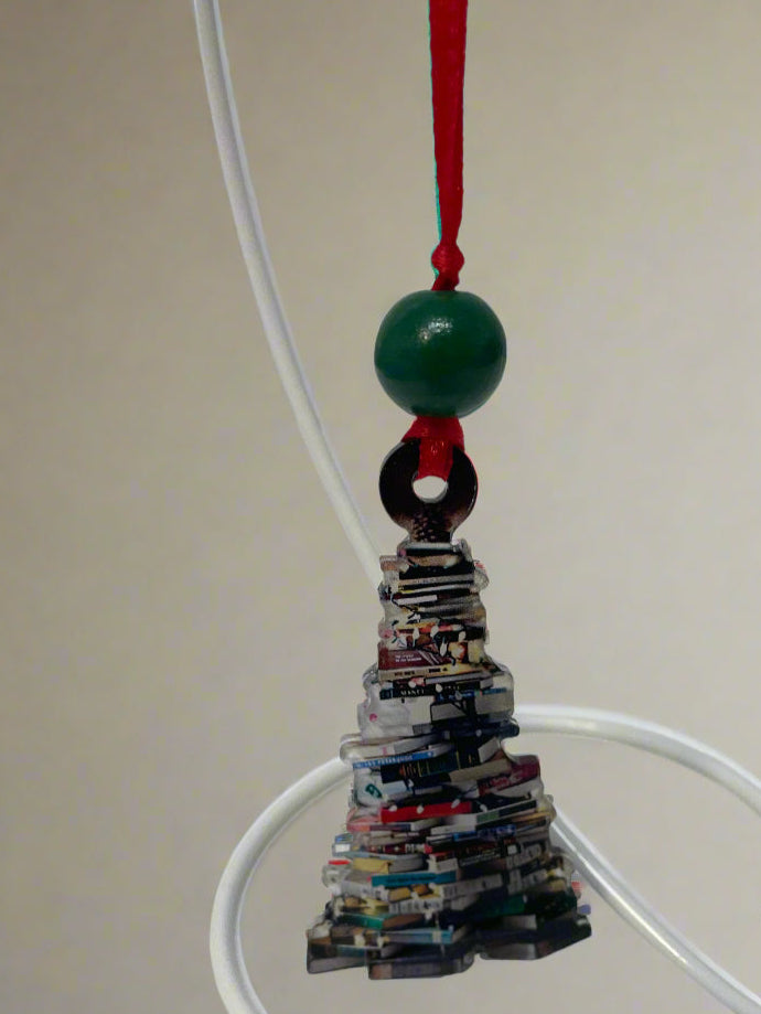 Stack of Books Christmas Tree Ornament