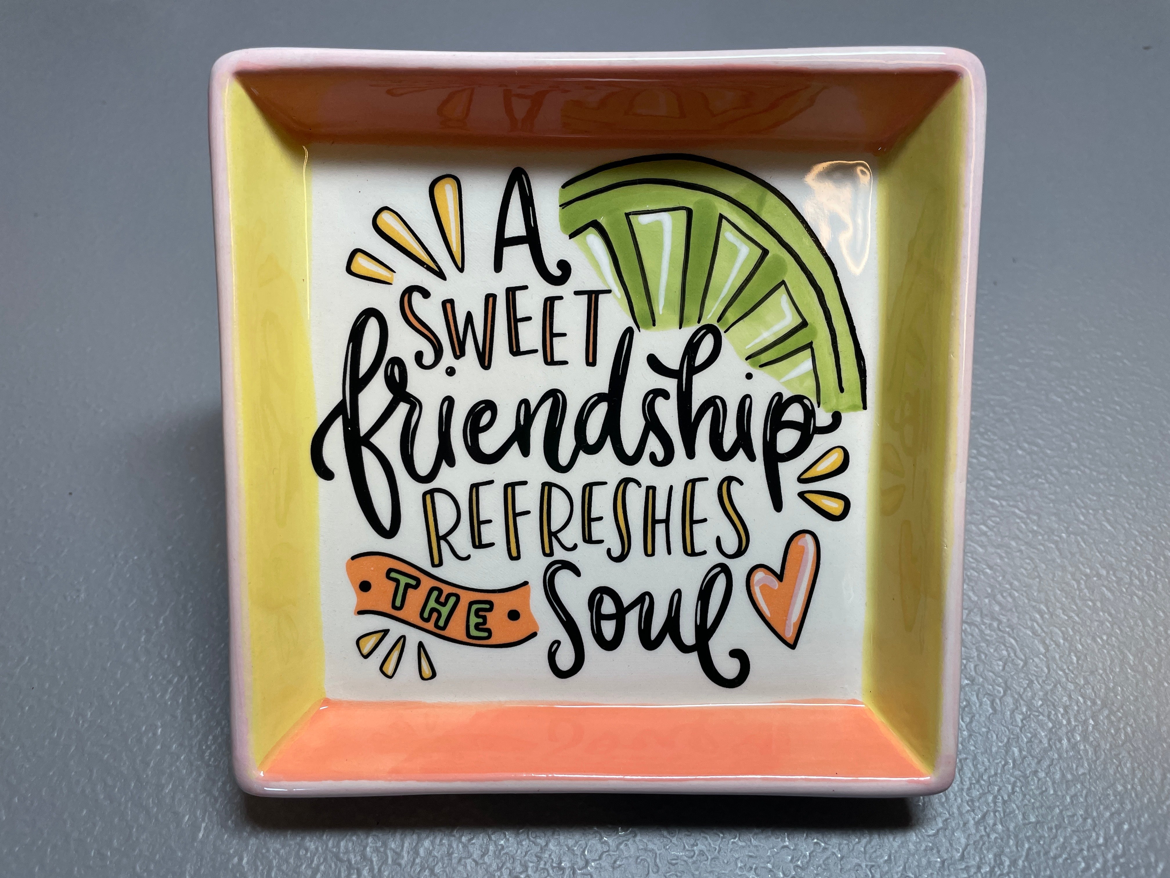 Glory Haus "Sweet Friendship" Trinket Tray