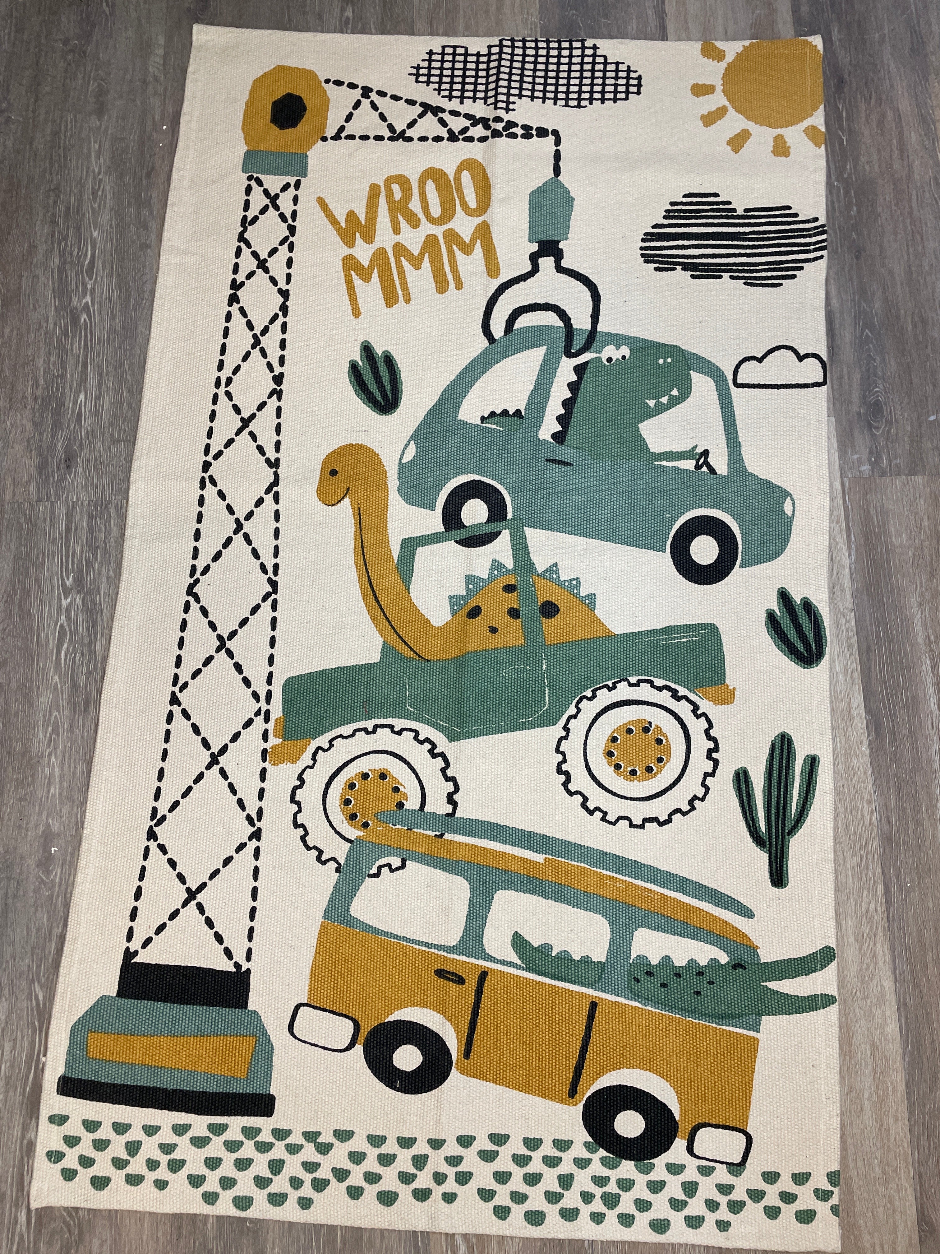 Tranquillo Dinos and Crane Rug