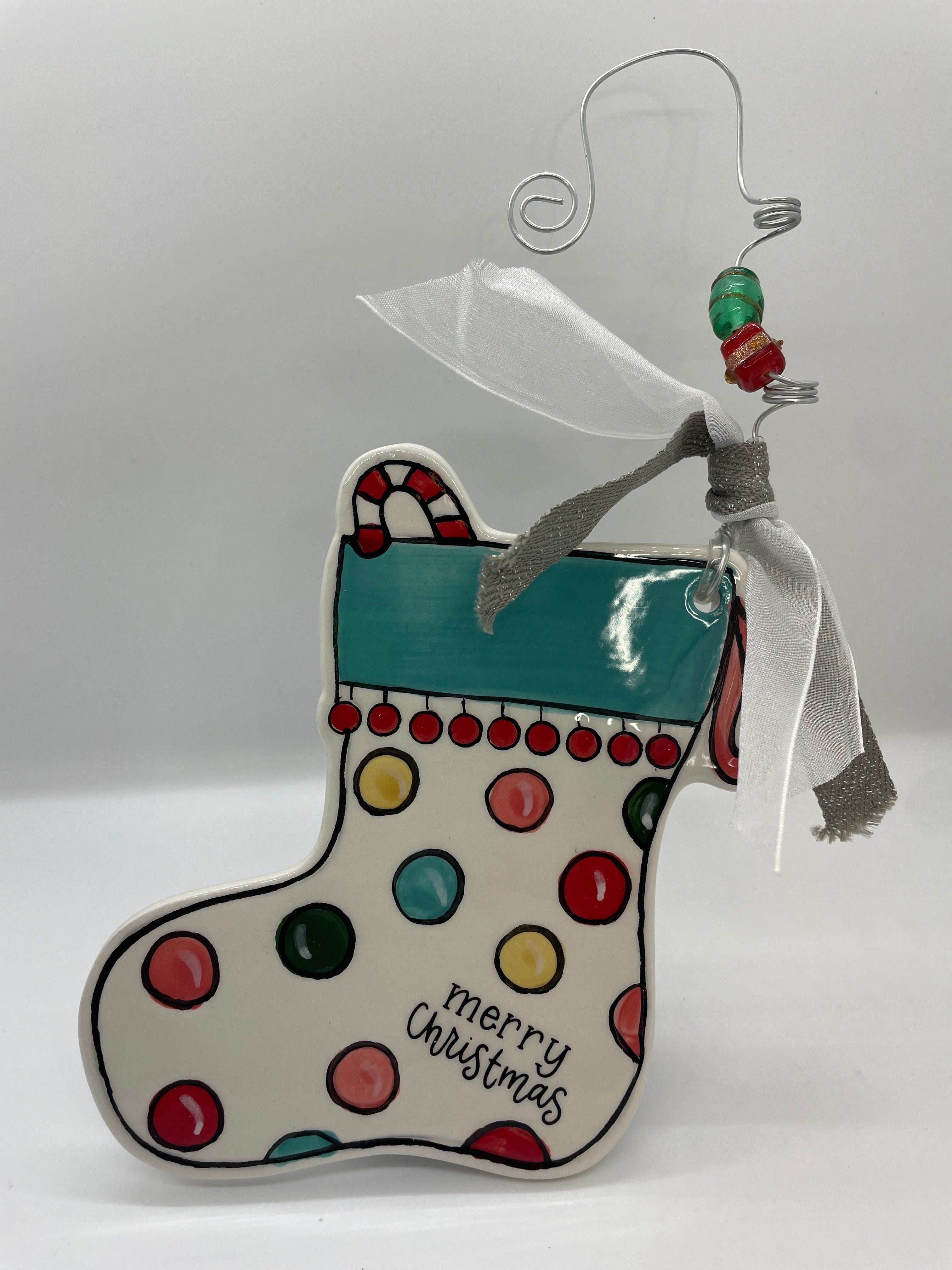 Glory Haus Colorful Stocking Flat Ornament