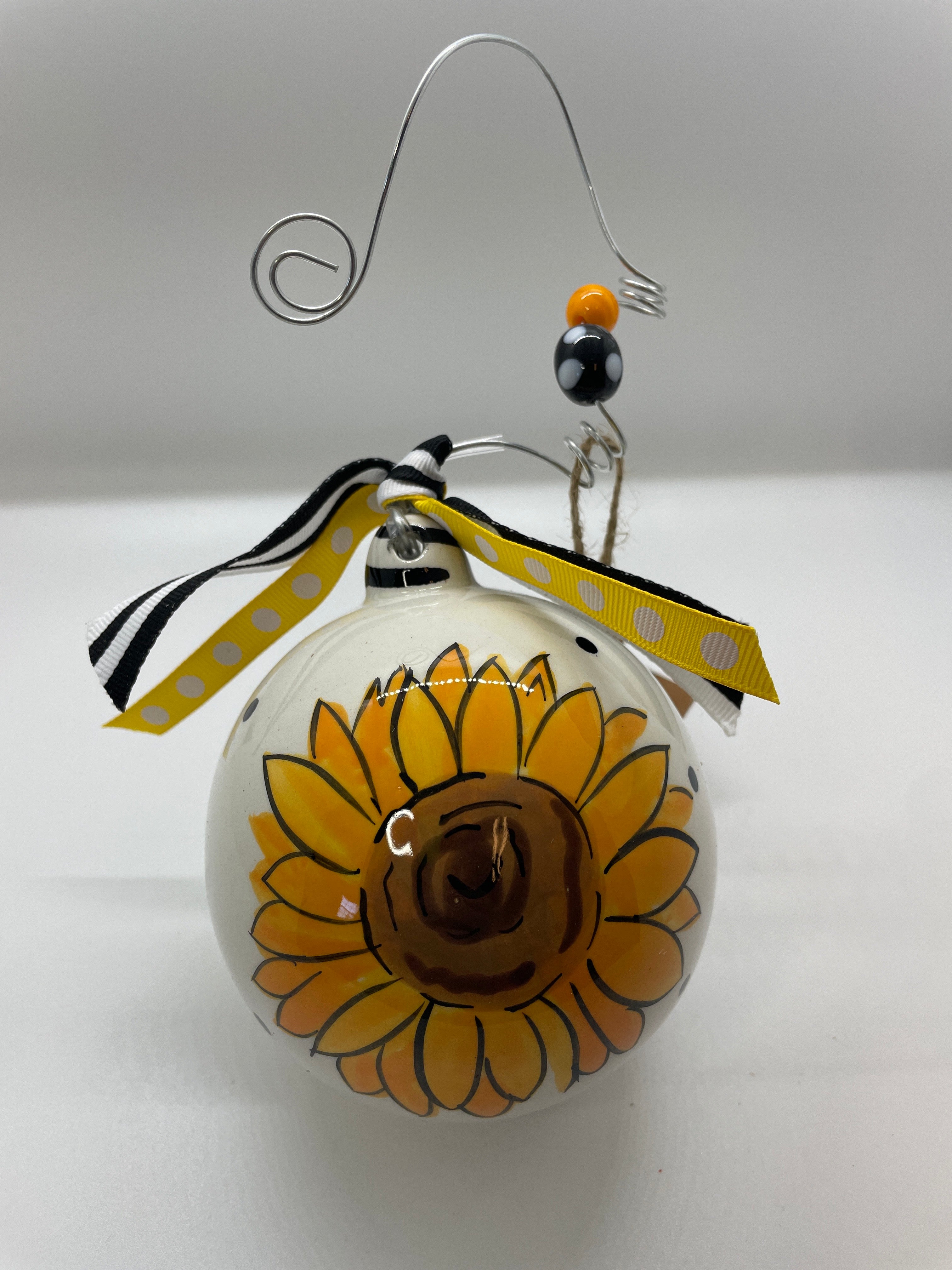 Faith Over Fear Sunflower Ornament