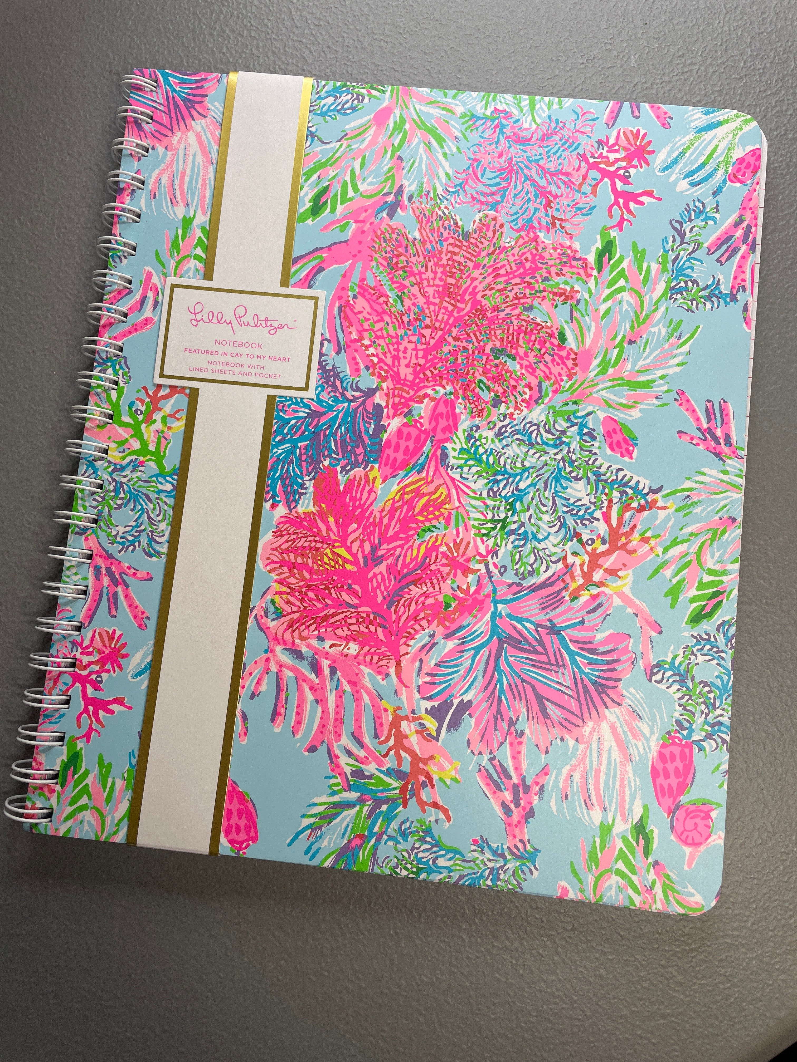 Lilly Pulitzer Notebook "Cay To My Heart"