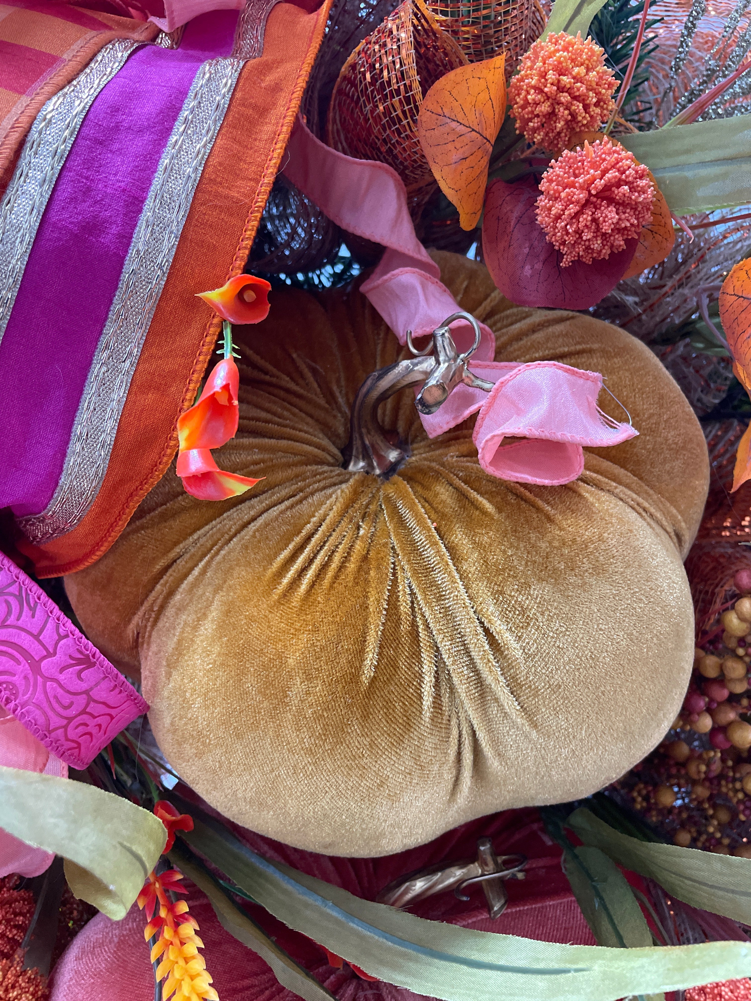 "Pumpkins & Petals" Wreath XL
