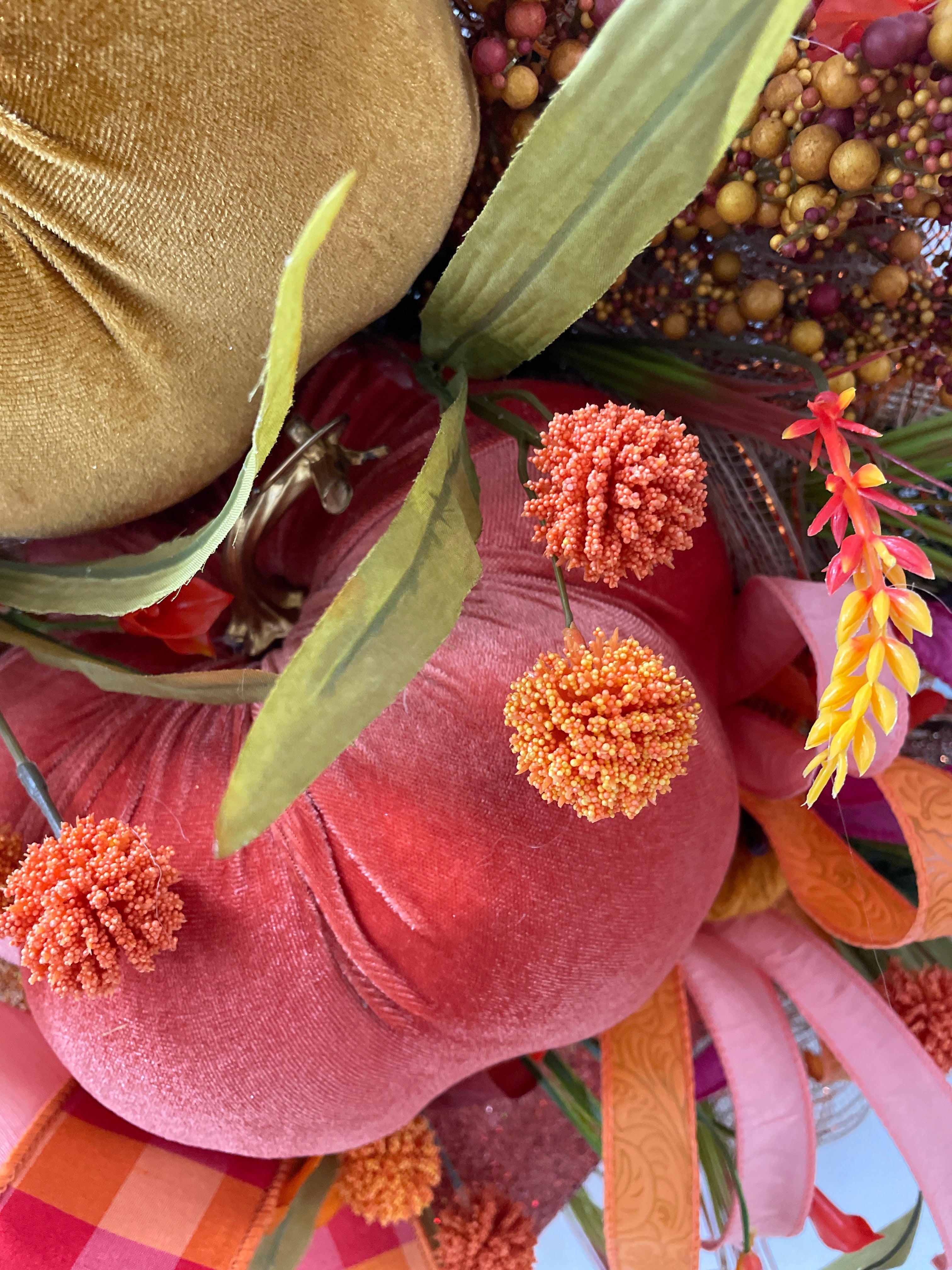 "Pumpkins & Petals" Wreath XL