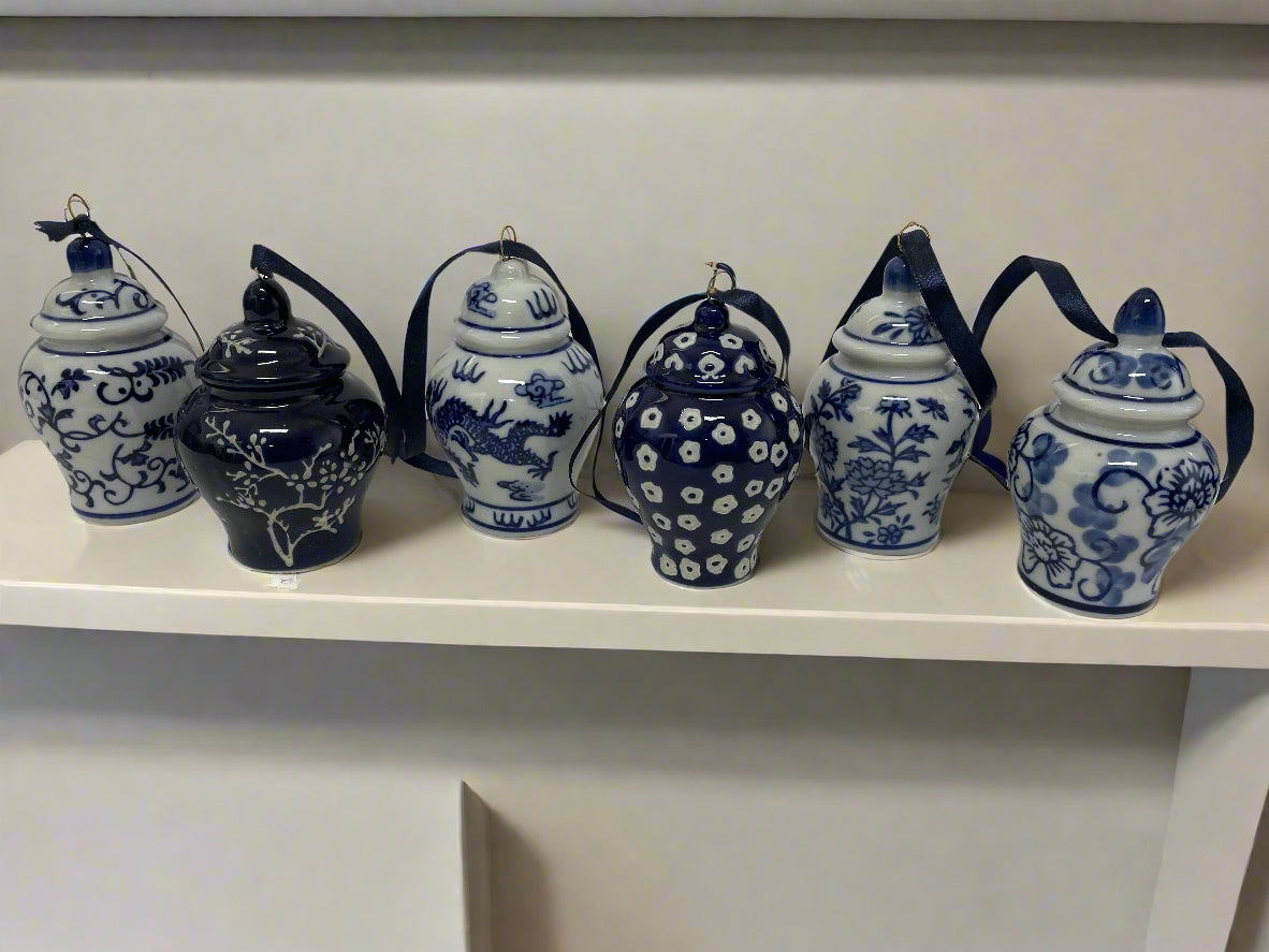 Blue and White Porcelain Ornaments