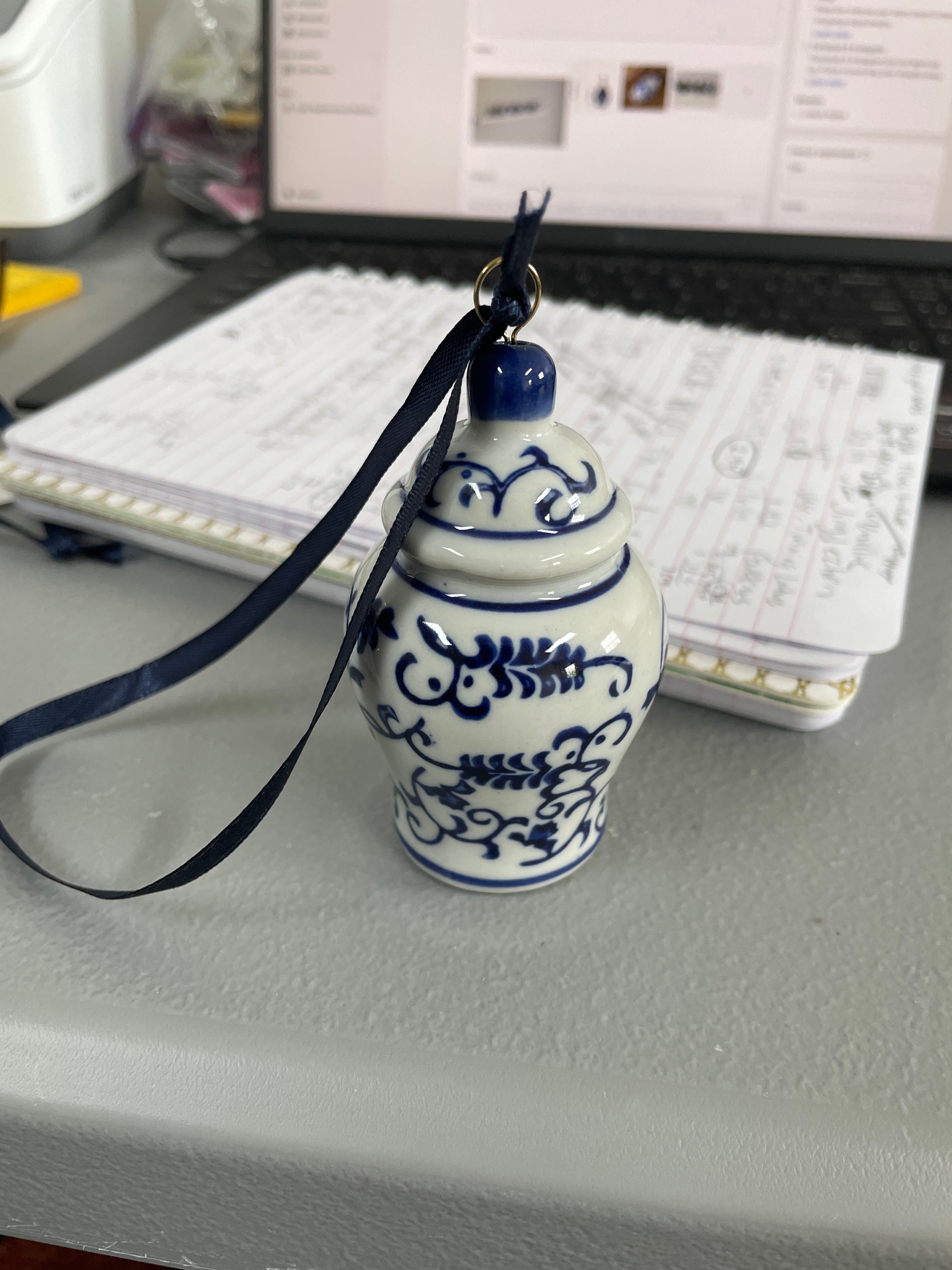 Blue and White Porcelain Ornaments