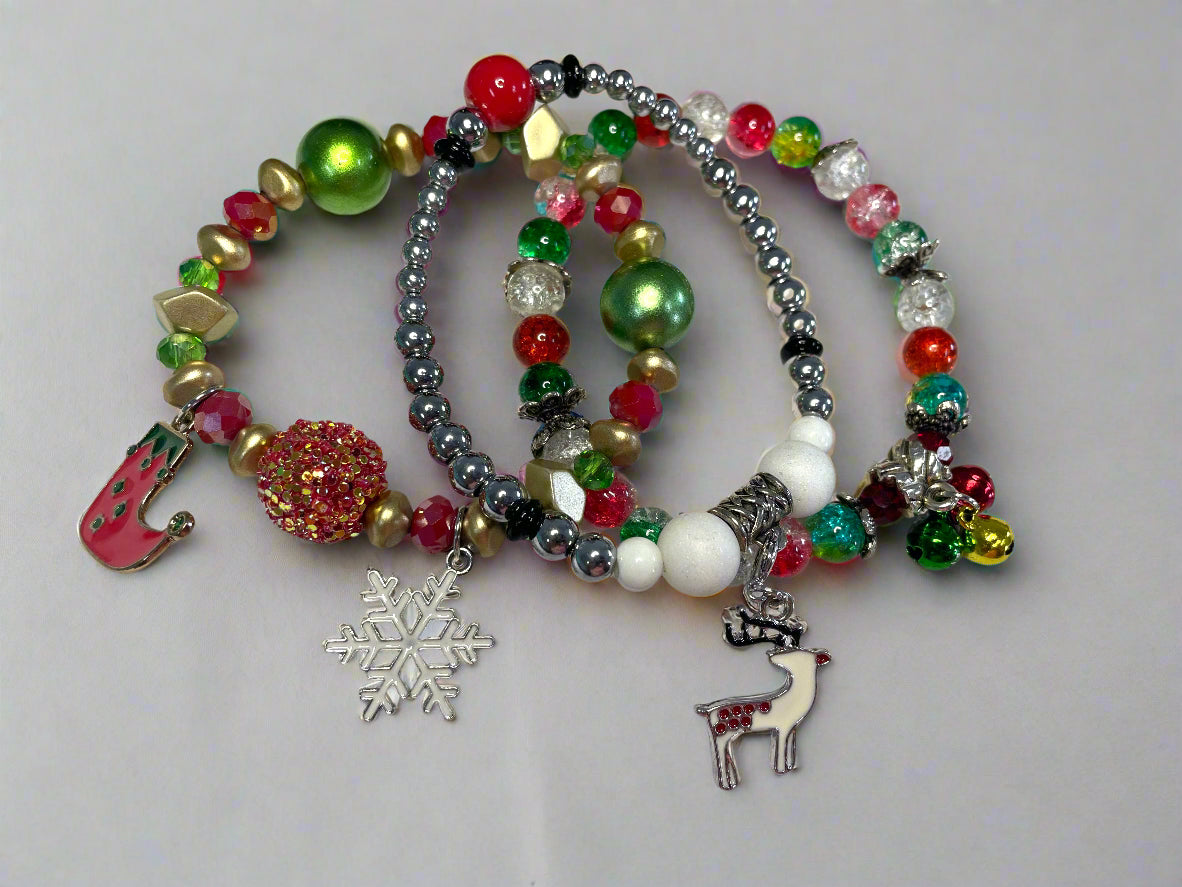 Custom-Curated Bracelet Sets- Christmas