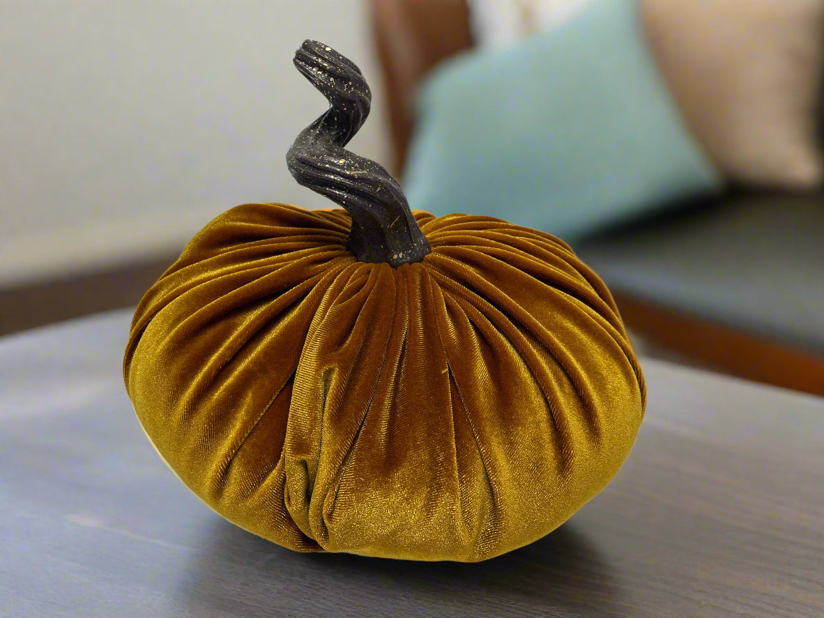 Velvet Plush Pumpkins