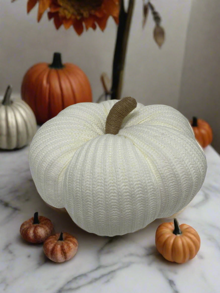 Large Knitted Pumpkins
