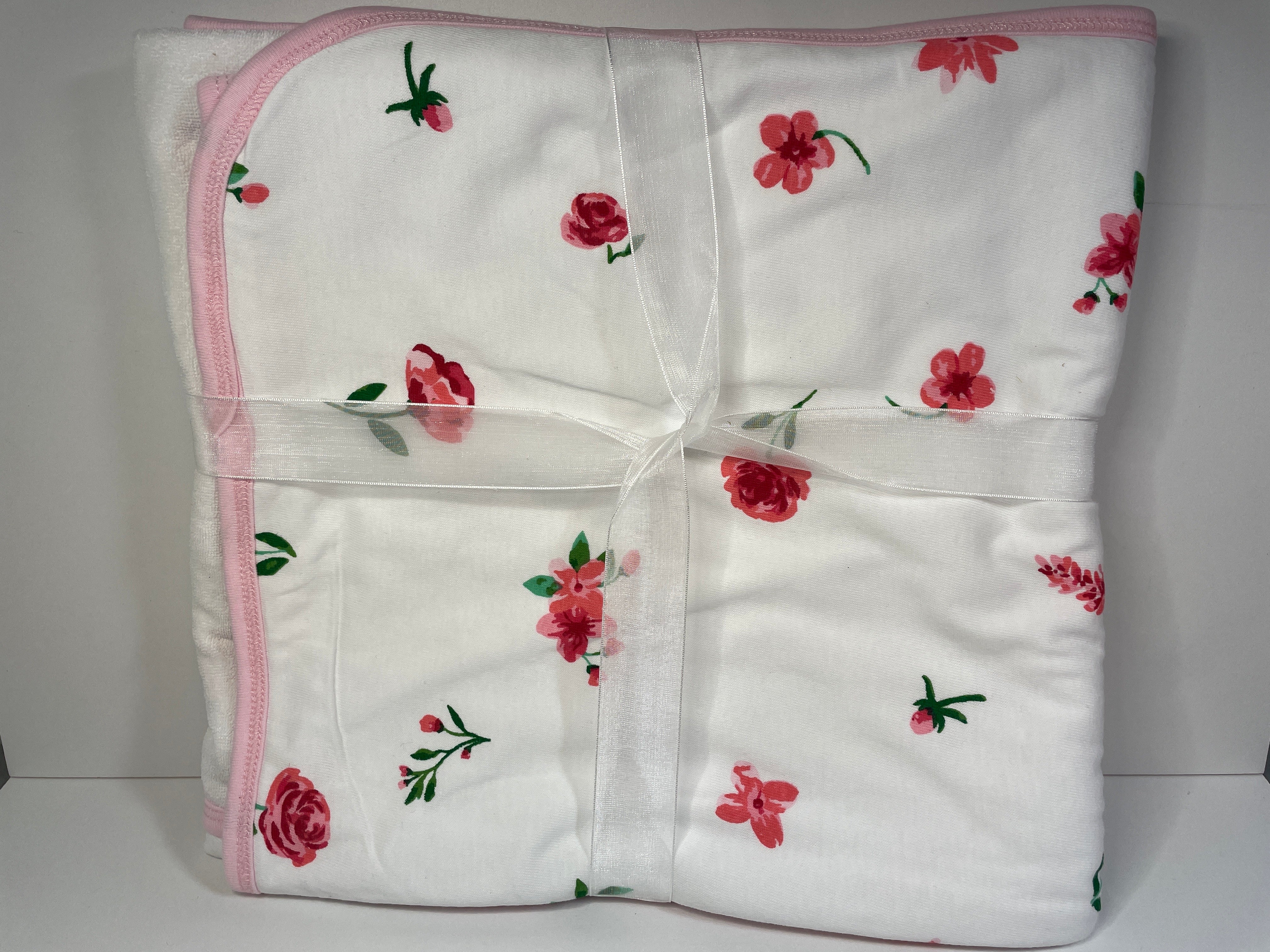 London Bridge Blushing Blossoms Hooded Towel