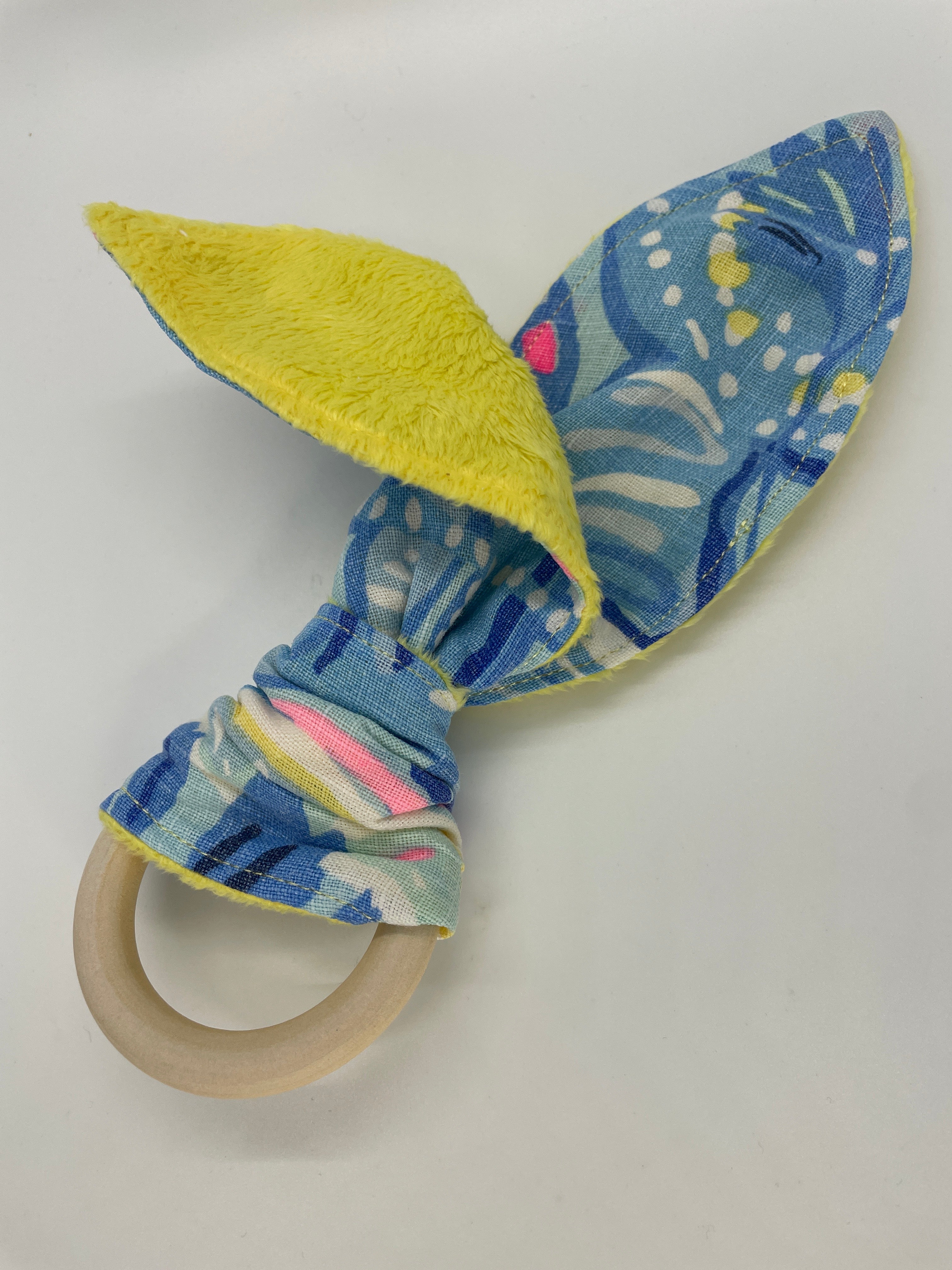 Wood Ring Baby Teether - IB Lilly Pulitzer