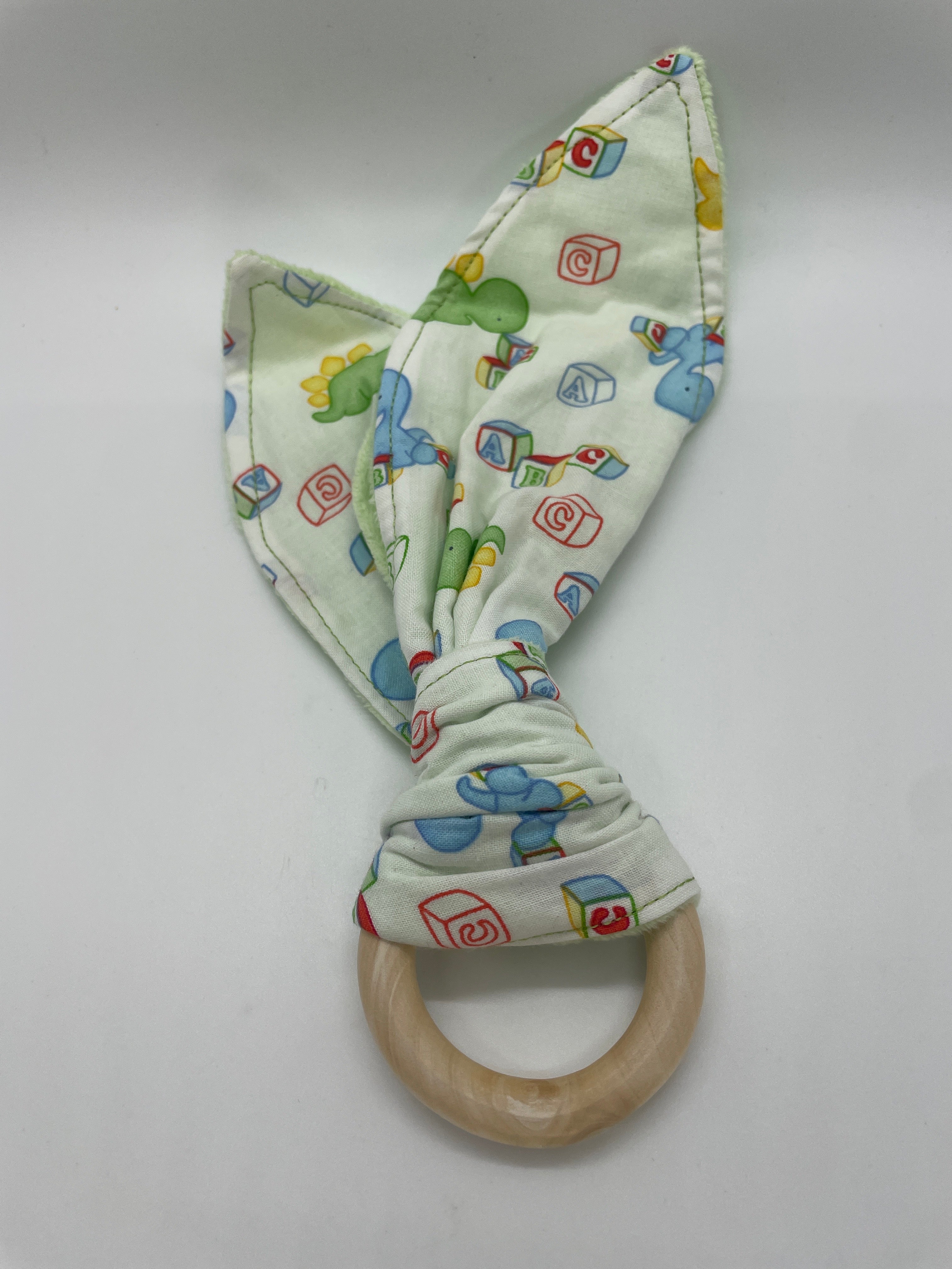 Wood Ring Baby Teether - various