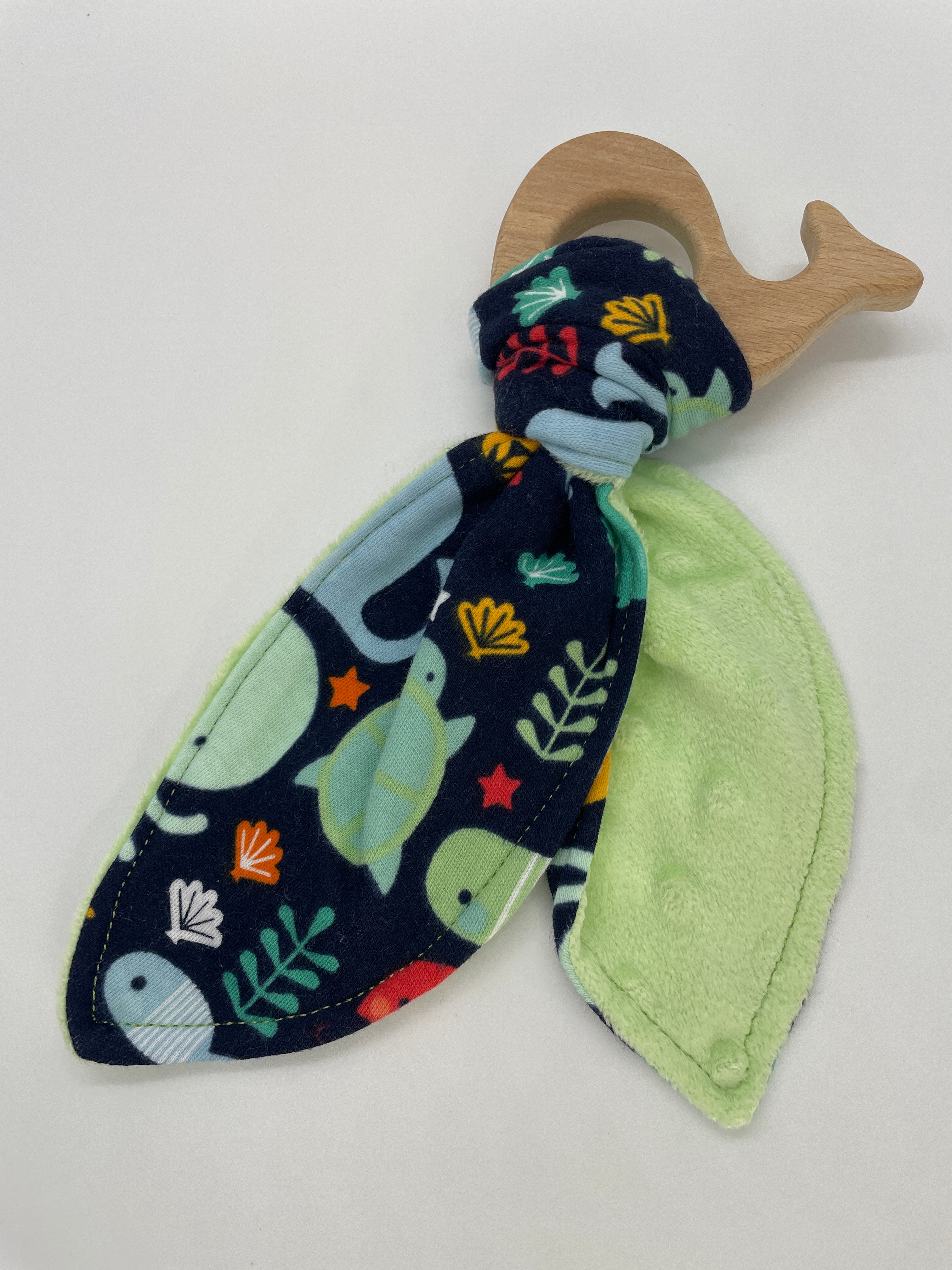 Wood Ring Baby Teether - various